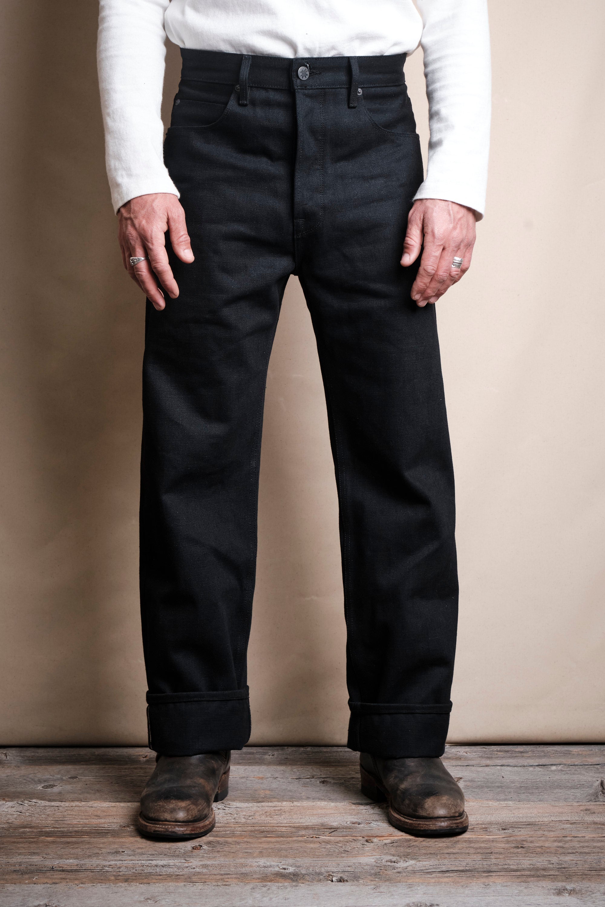 Modesto 17 Ounce Black Denim
