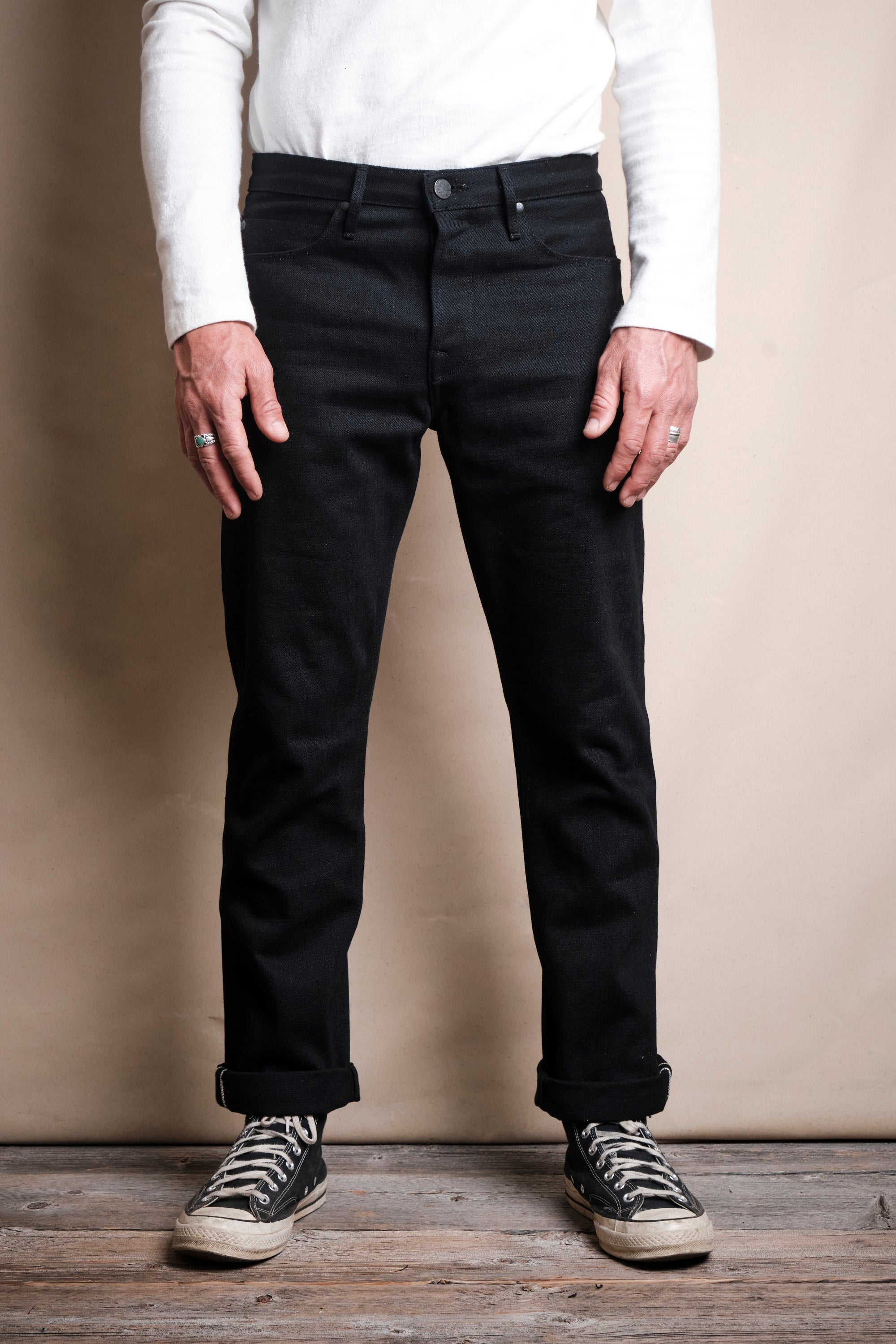Rios <span>Raw 17 Ounce Black Denim</span>