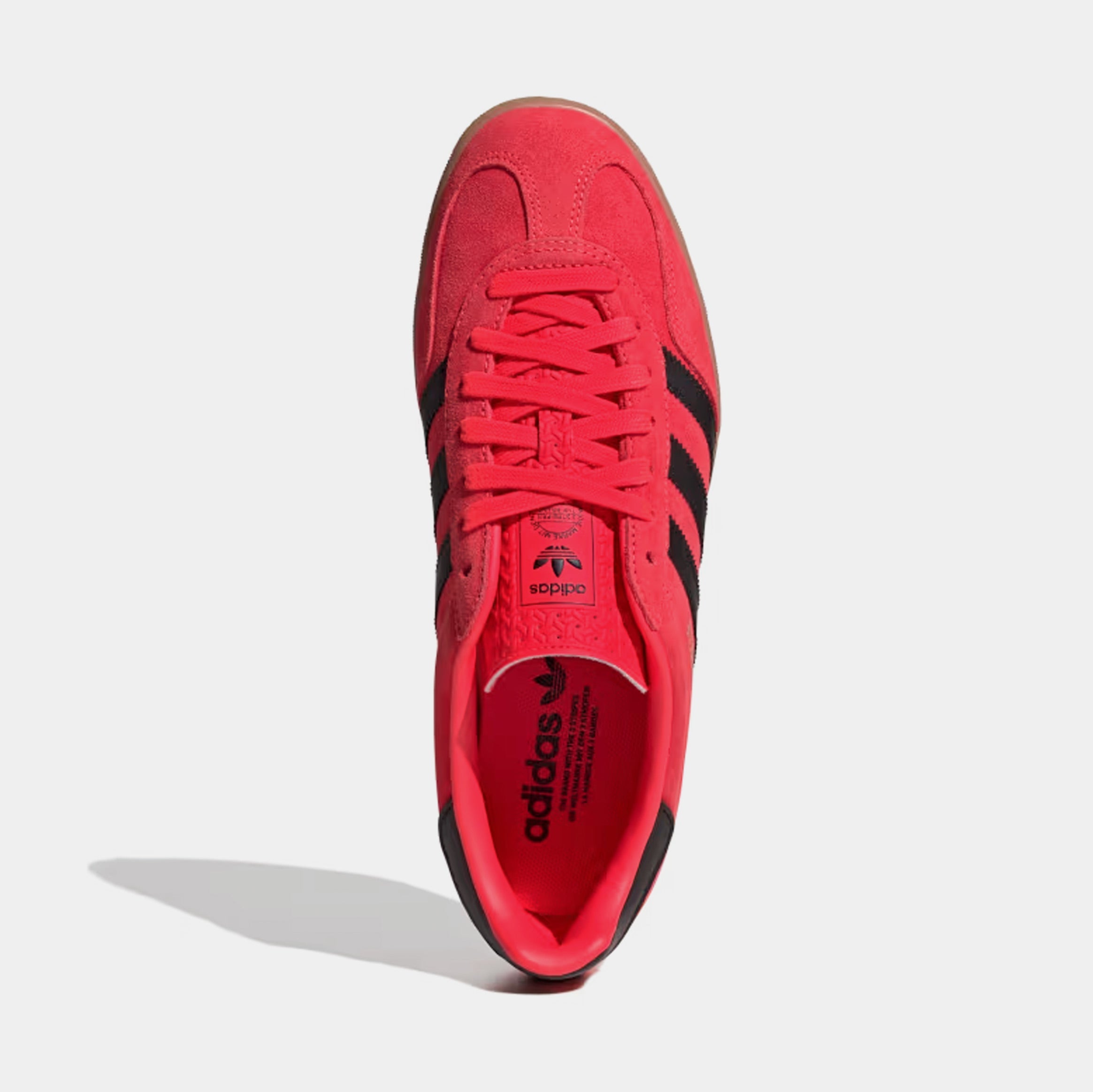 Gazelle Indoor Mens Lifestyle Shoes (Lucid Red/Core Black/Gold Metallic)