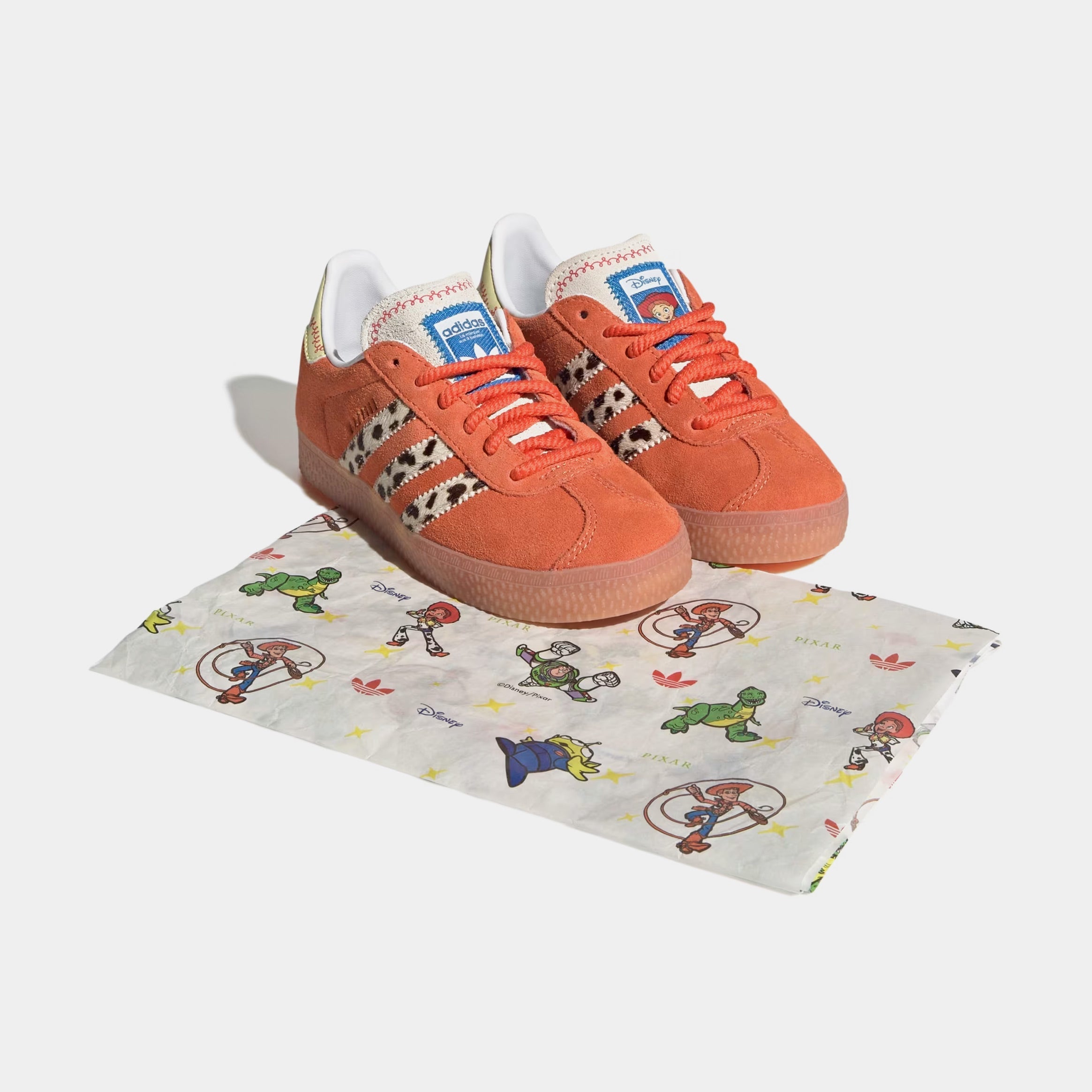 Toy Story x Gazelle Preschool Lifestyle Shoes (Orange/Yellow)