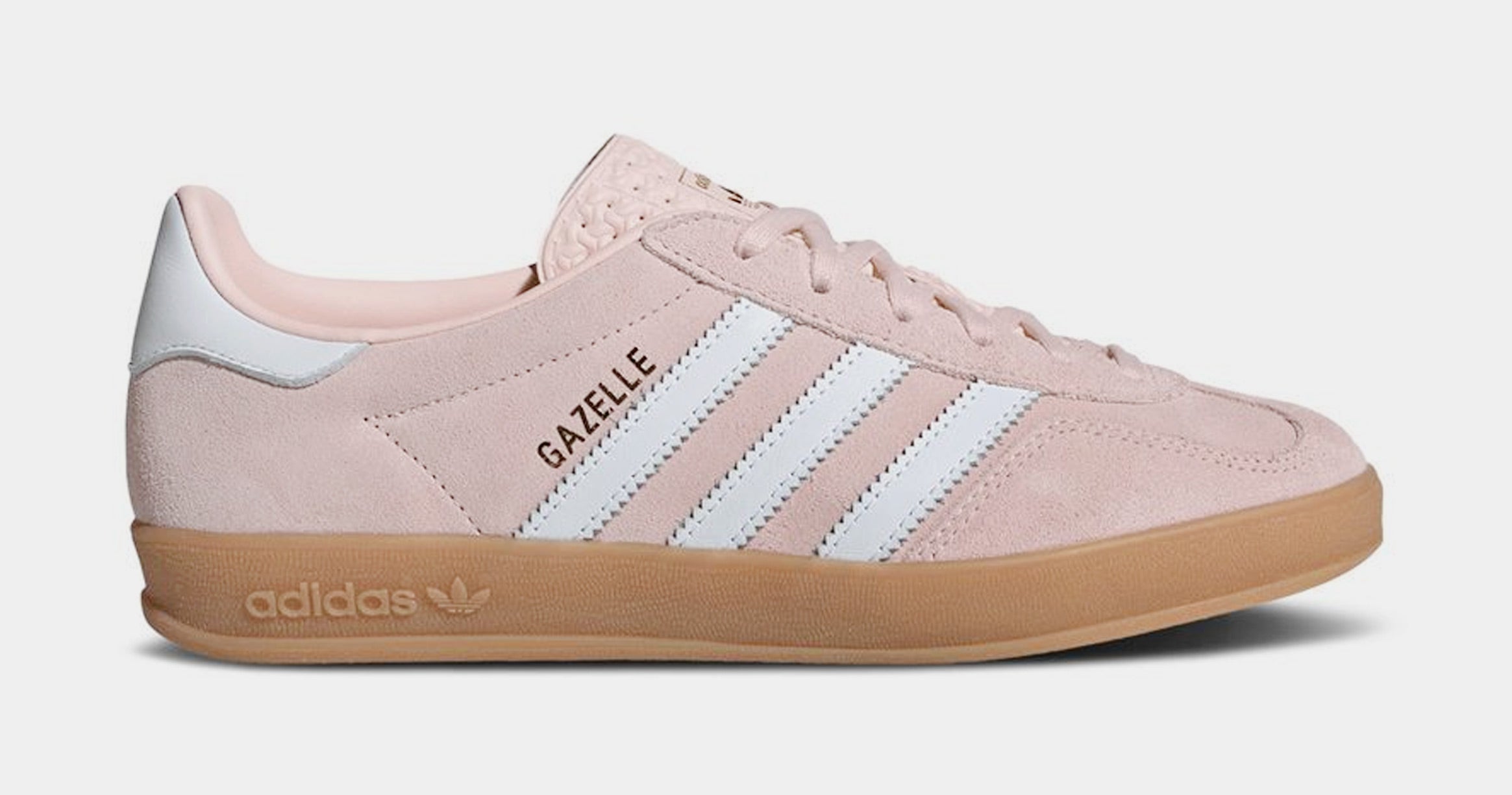 Gazelle Indoor Womens Lifestyle Shoes (Sandy Pink/White/Gum)