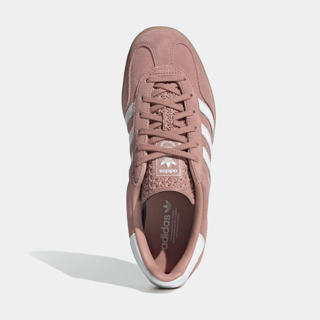 Gazelle Indoor Womens Lifestyle Shoes (Warm Clay/Cloud White/Gum)
