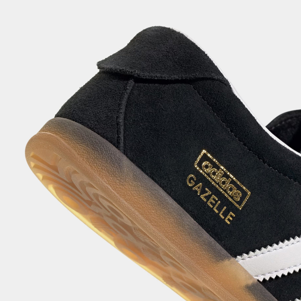Gazelle Lo Pro Womens Lifestyle Shoes (Core Black/Cloud White/Gum)