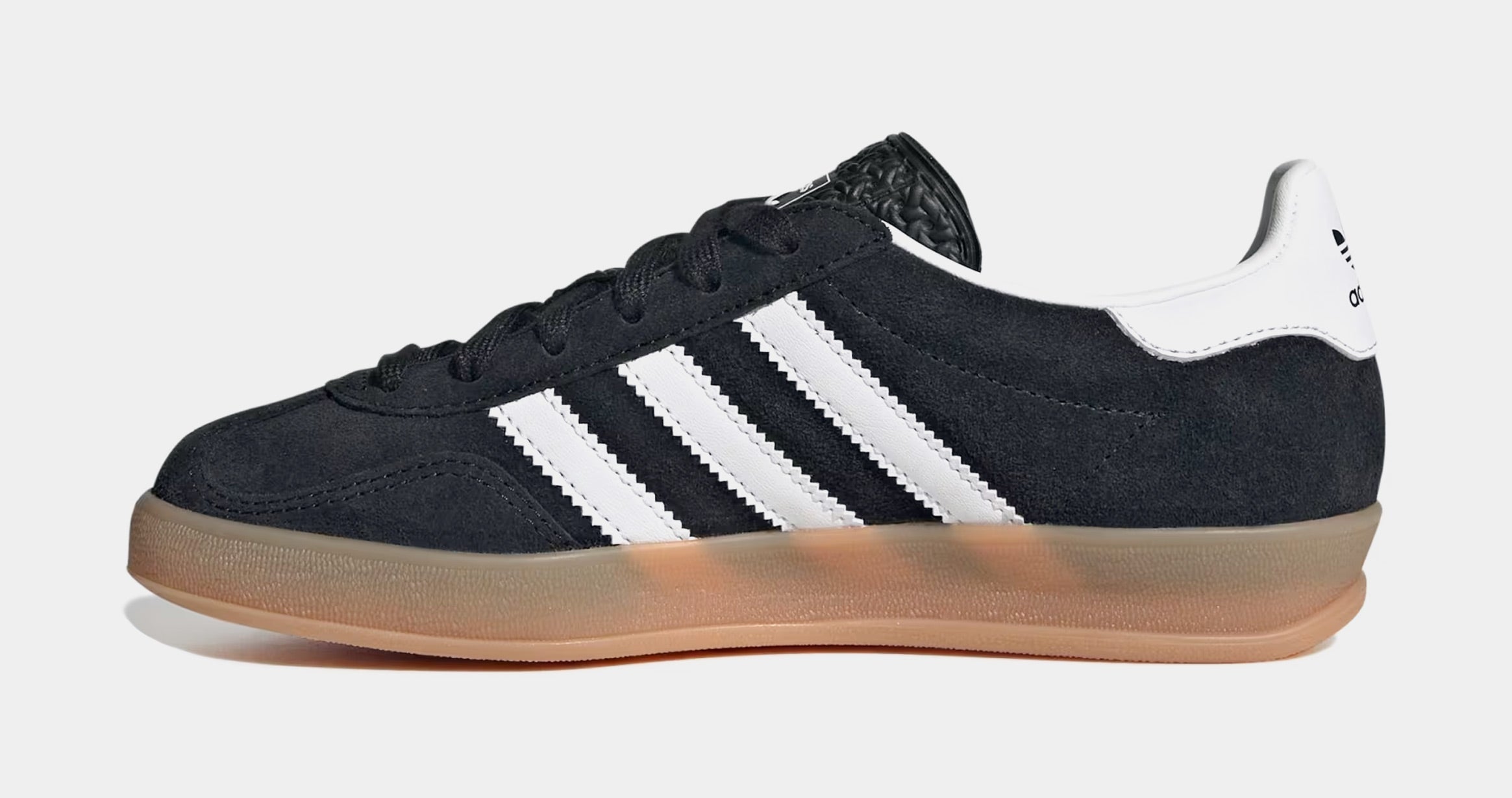 Gazelle Indoor Grade School Lifestyle Shoes (Core Black/Cloud White/Gum)