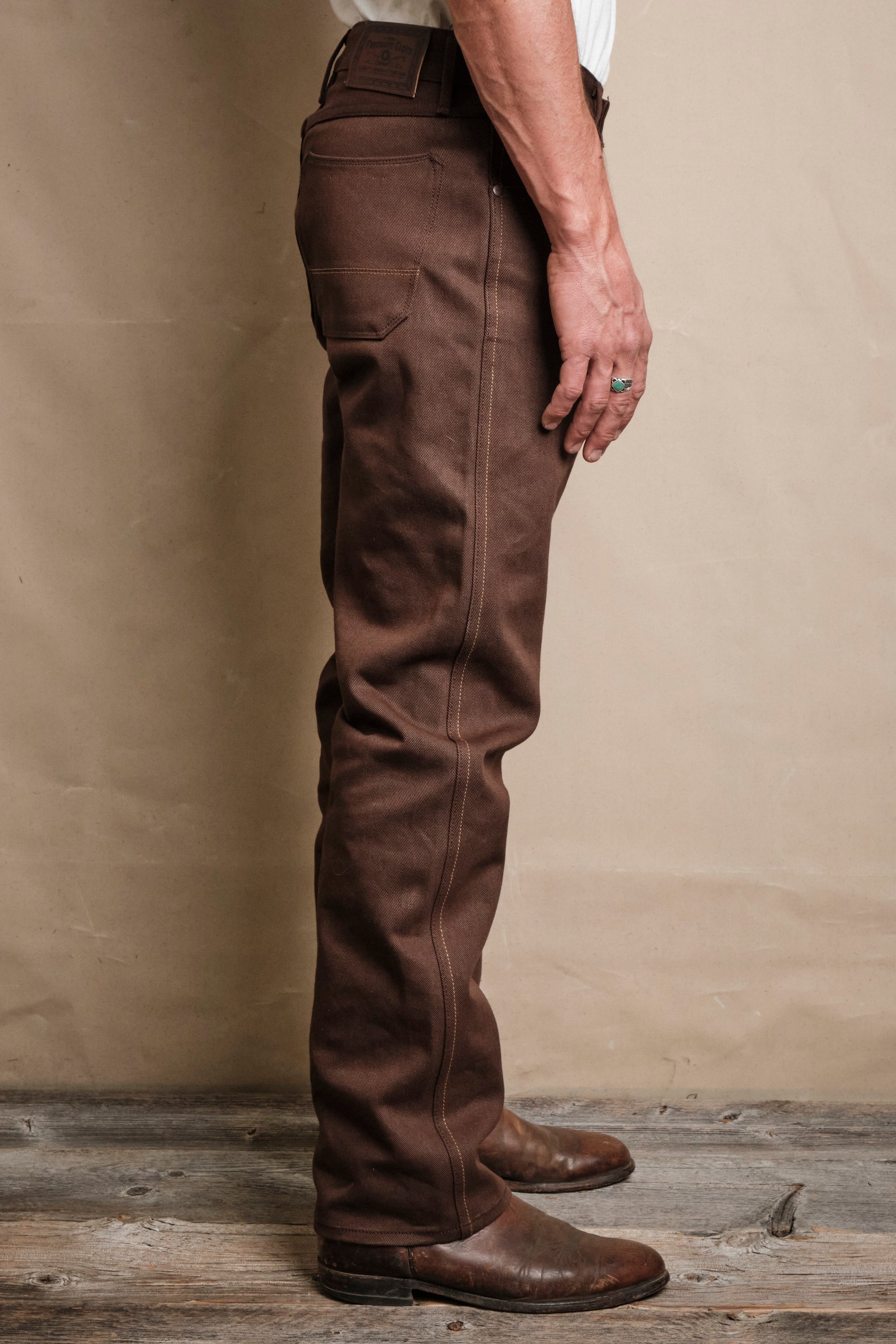 Wilkes Western Dark Brown Denim