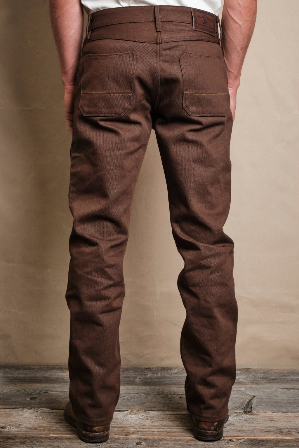 Wilkes Western Dark Brown Denim