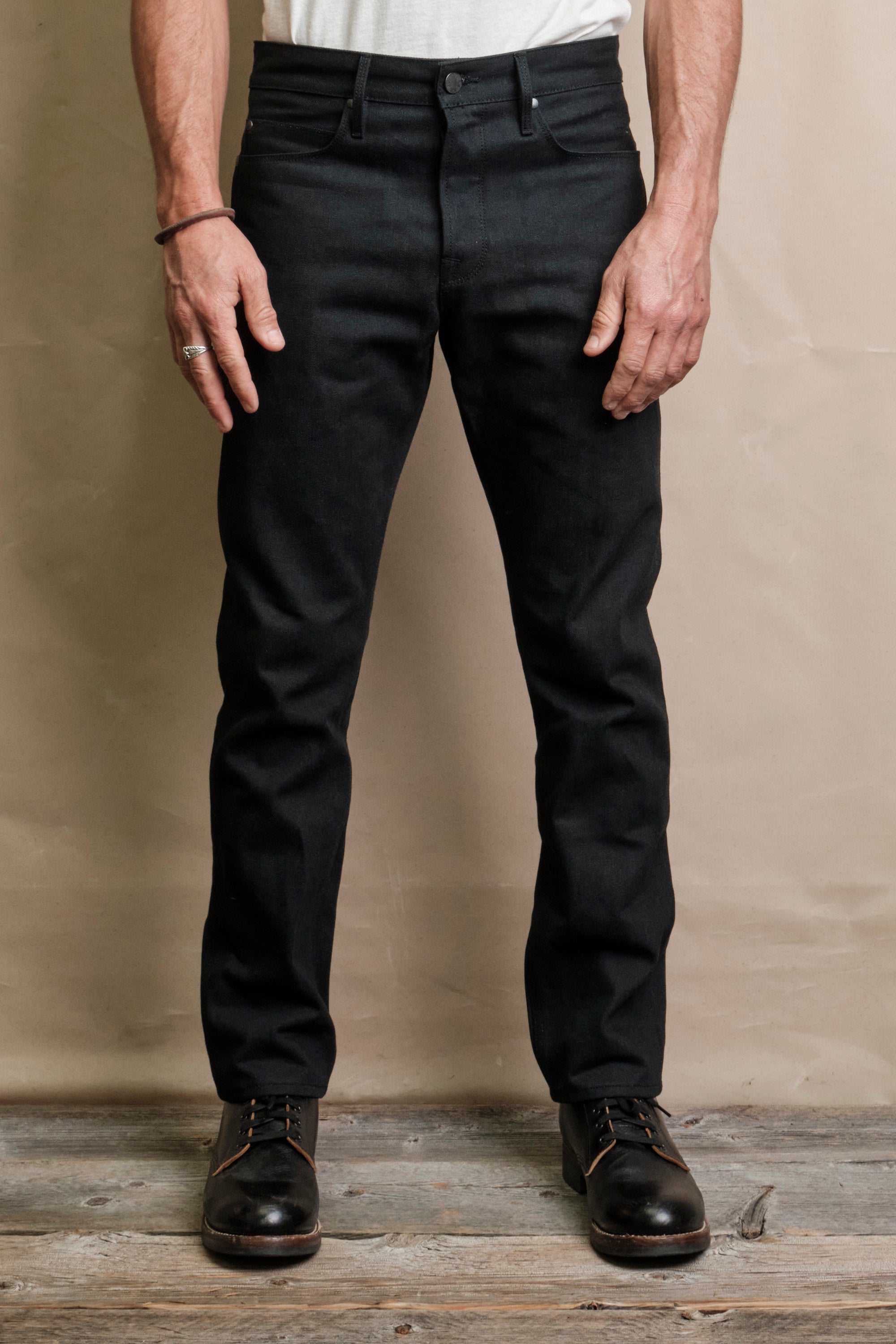 Rios <span>Raw 14.25 oz Black Grey Japanese Denim</span>