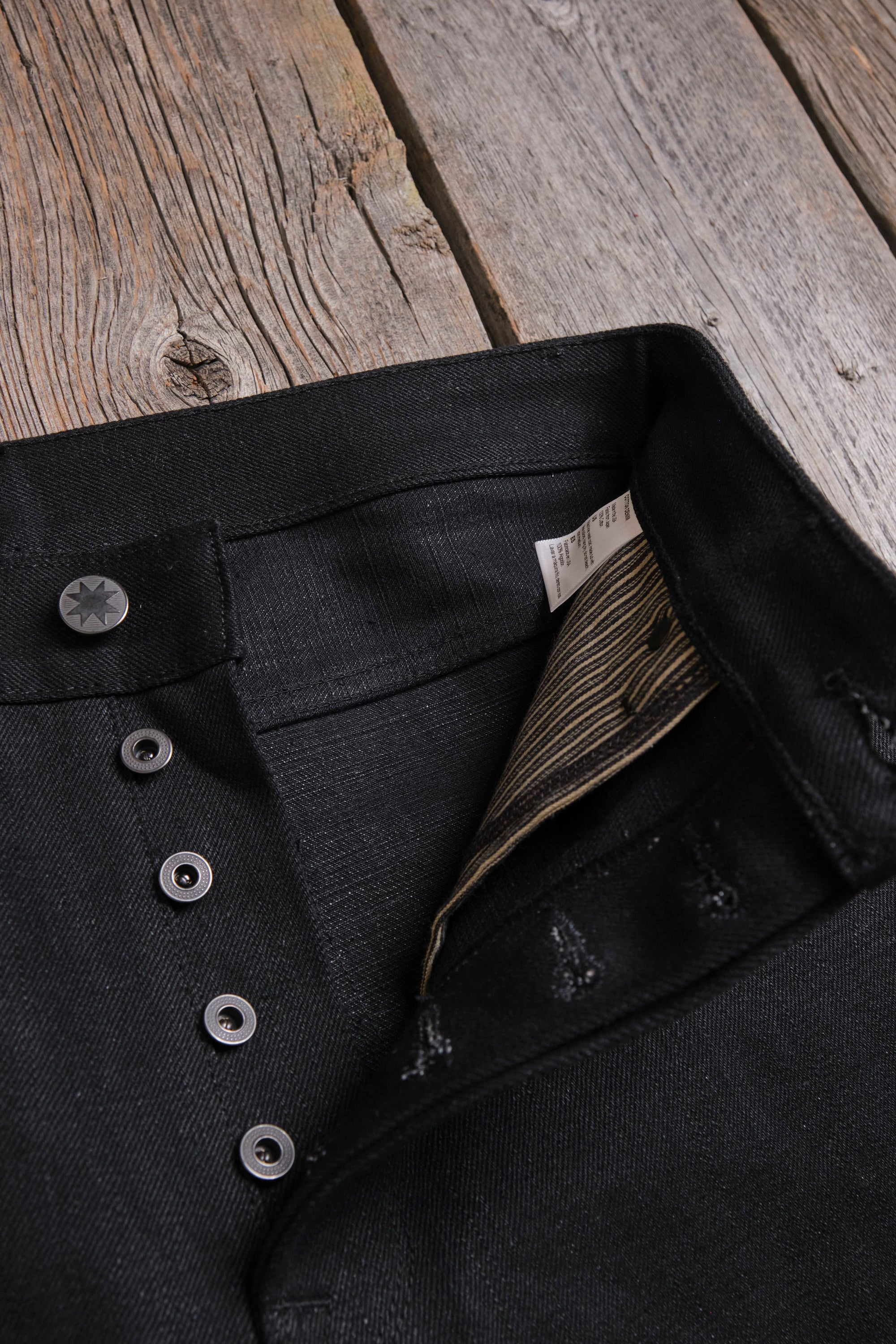Belford Straight 17 Ounce Black Denim