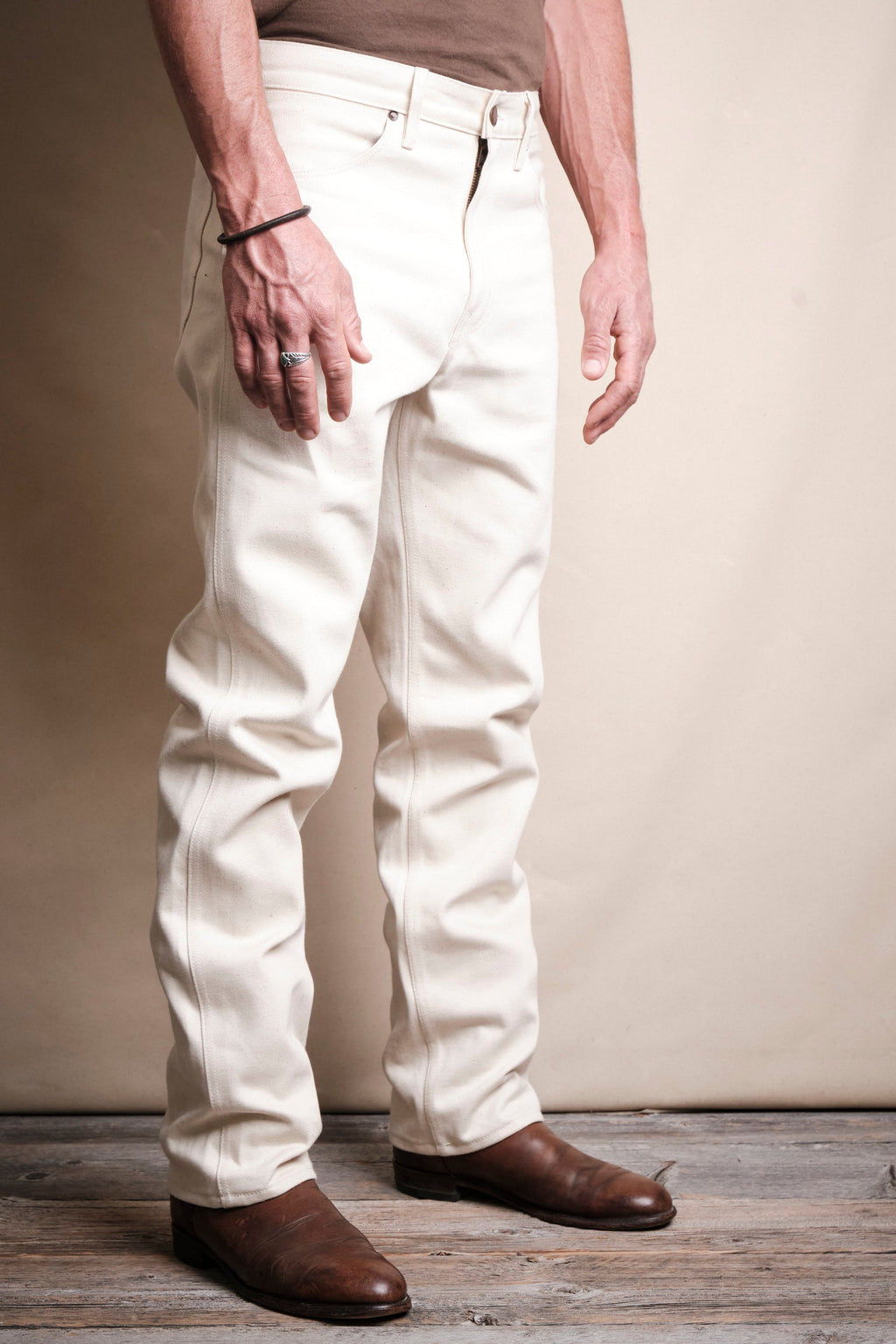 Wilkes Western <span>14 Ounce Ecru Denim </span>