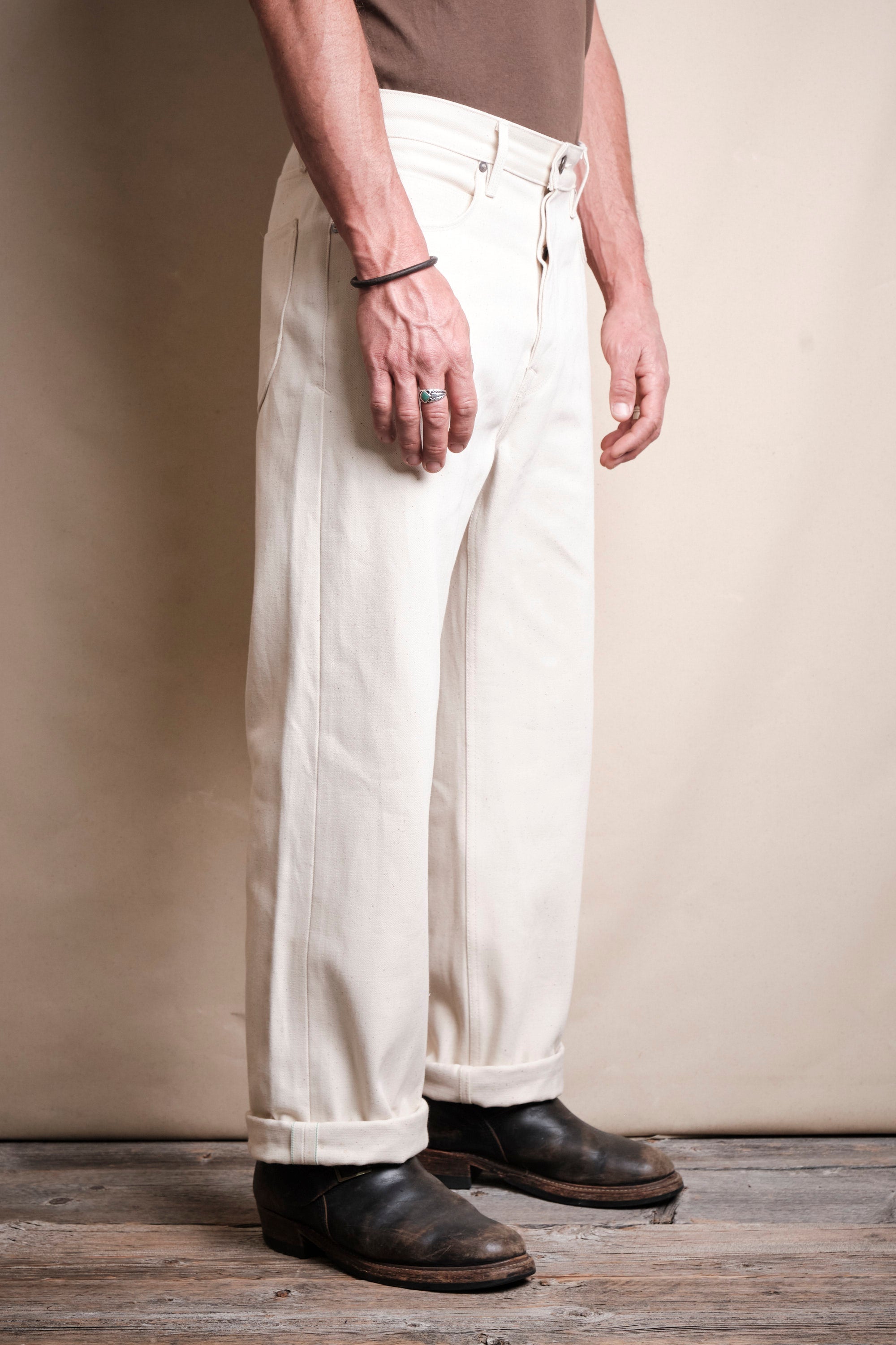 Modesto 14 Ounce Ecru Denim