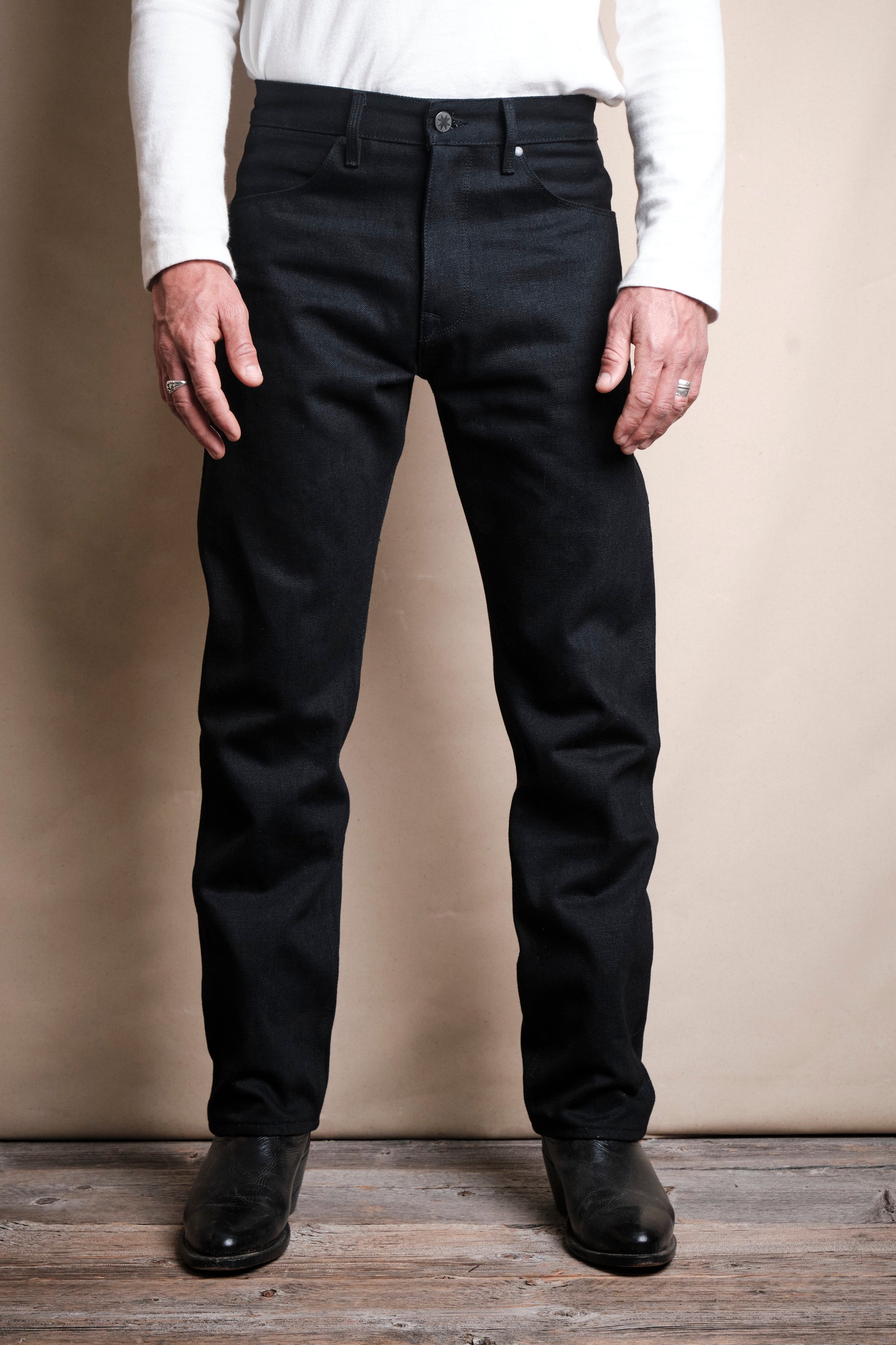 Wilkes Western <span>17 Ounce Black Denim </span>