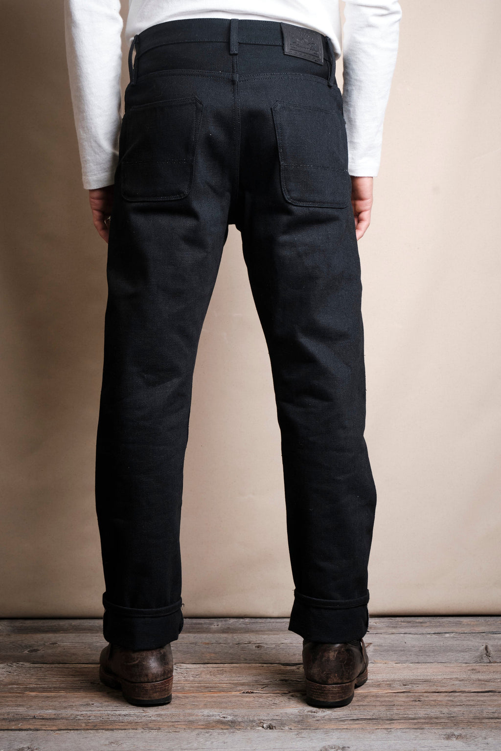 Belford Straight 17 Ounce Black Denim
