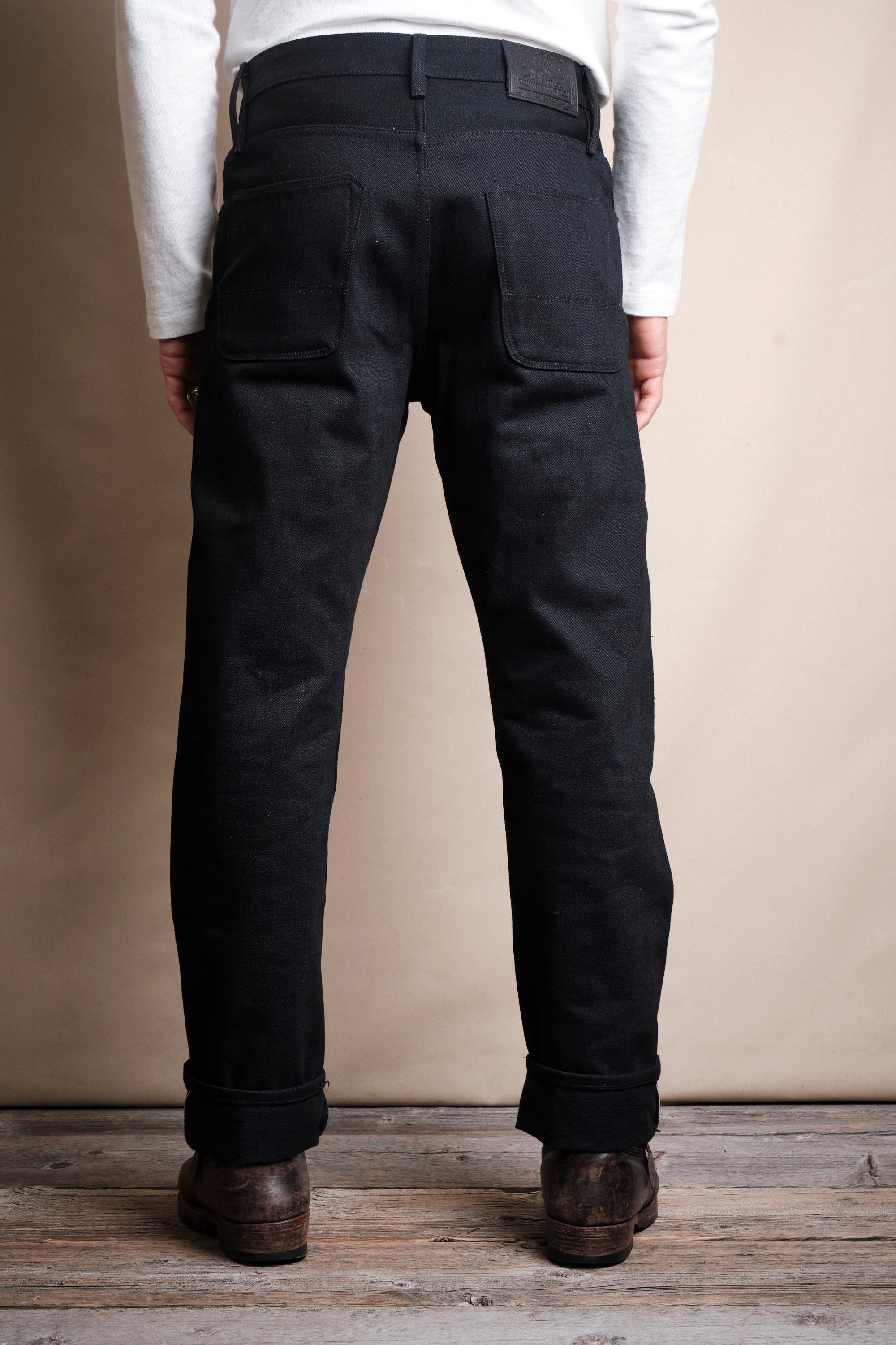 Belford Straight 17 Ounce Black Denim
