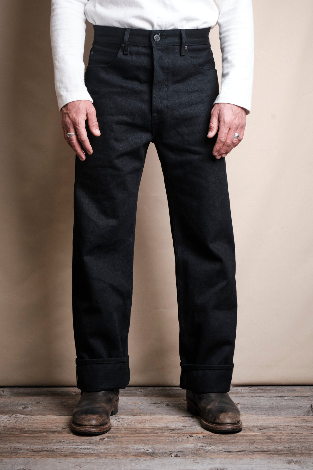 Modesto 17 Ounce Black Denim