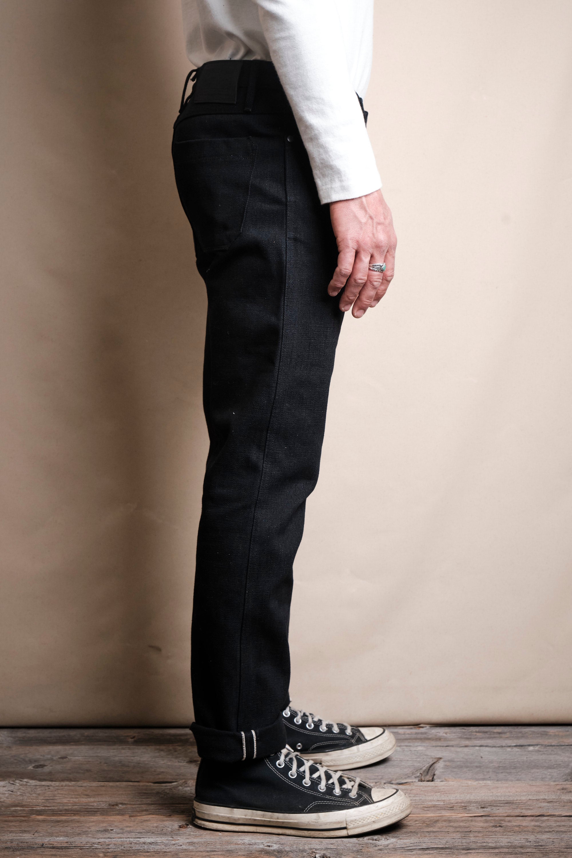 Rios <span>Raw 17 Ounce Black Denim</span>