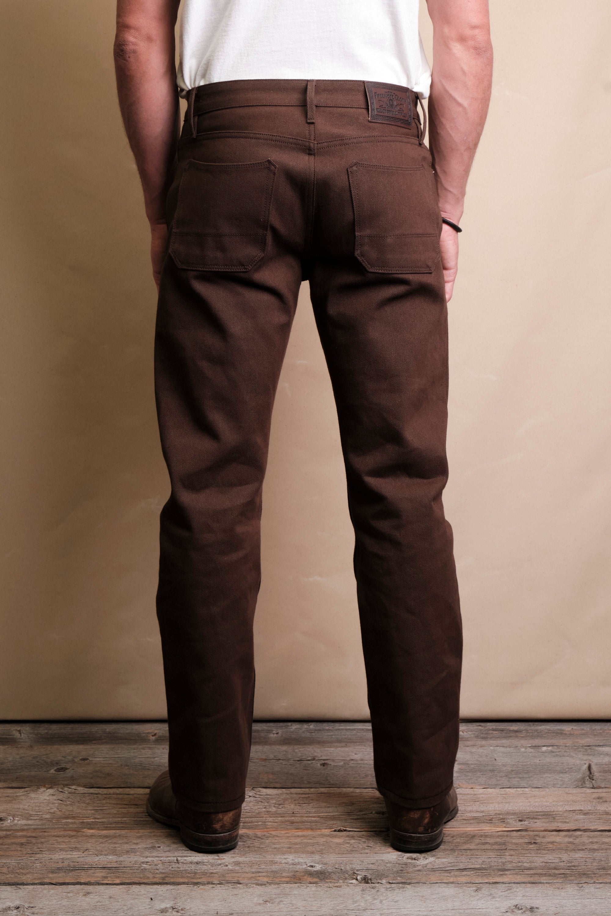 Trabuco Classic Straight <span> 15 Ounce Dark Brown Denim </span>