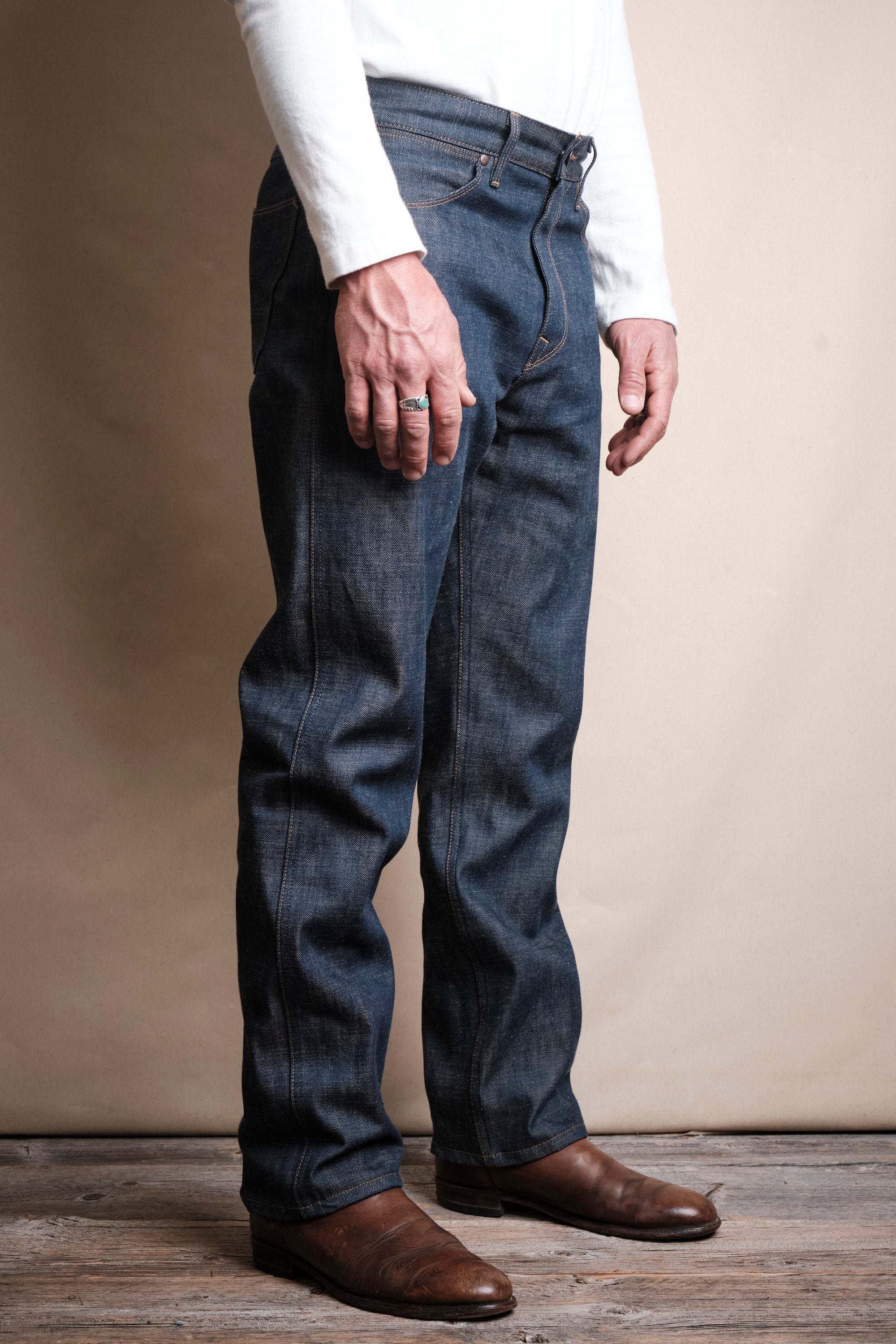 Wilkes Western 13 Ounce Natural Indigo Denim