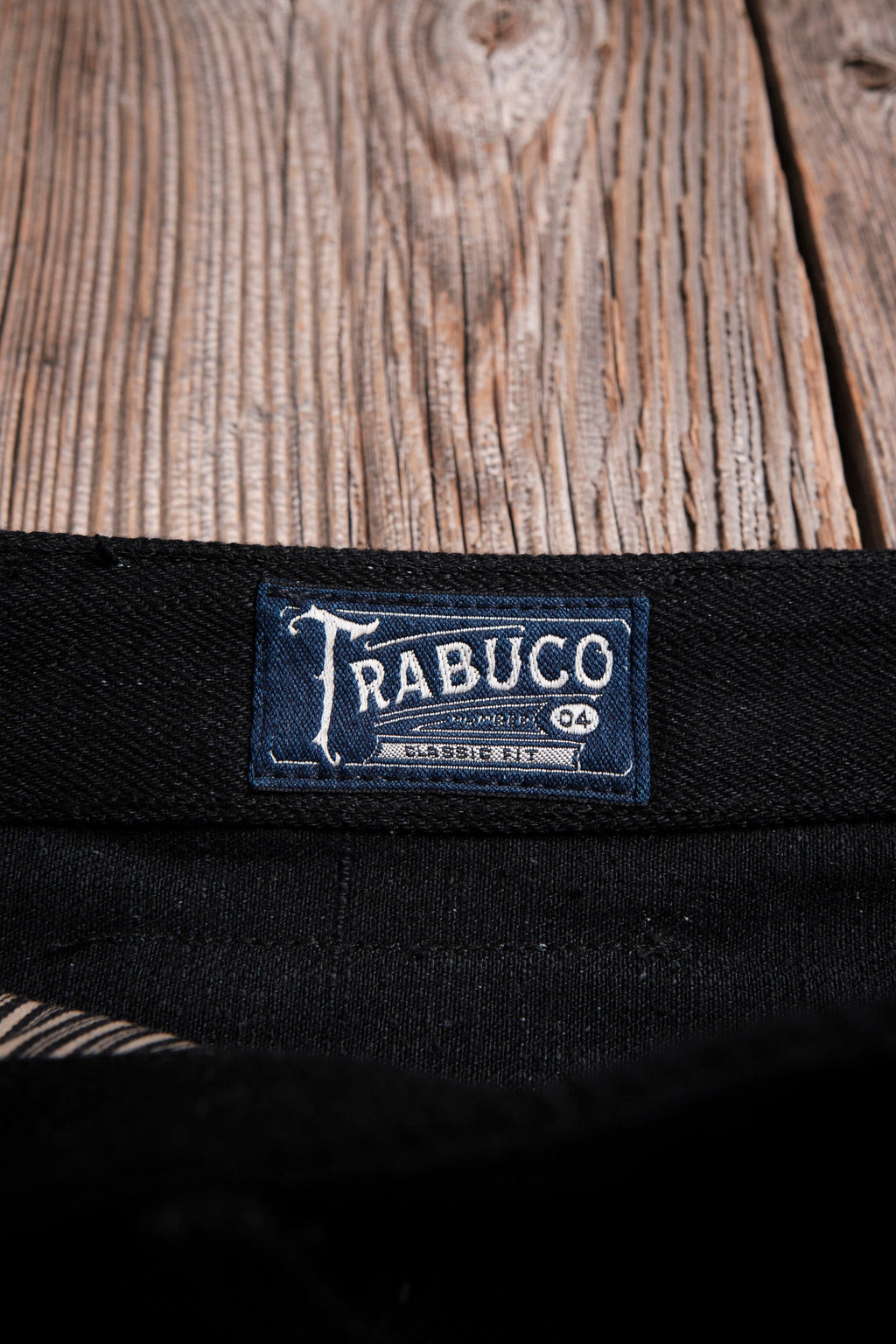 Trabuco Classic Straight <span> 17 Ounce Black Denim </span>