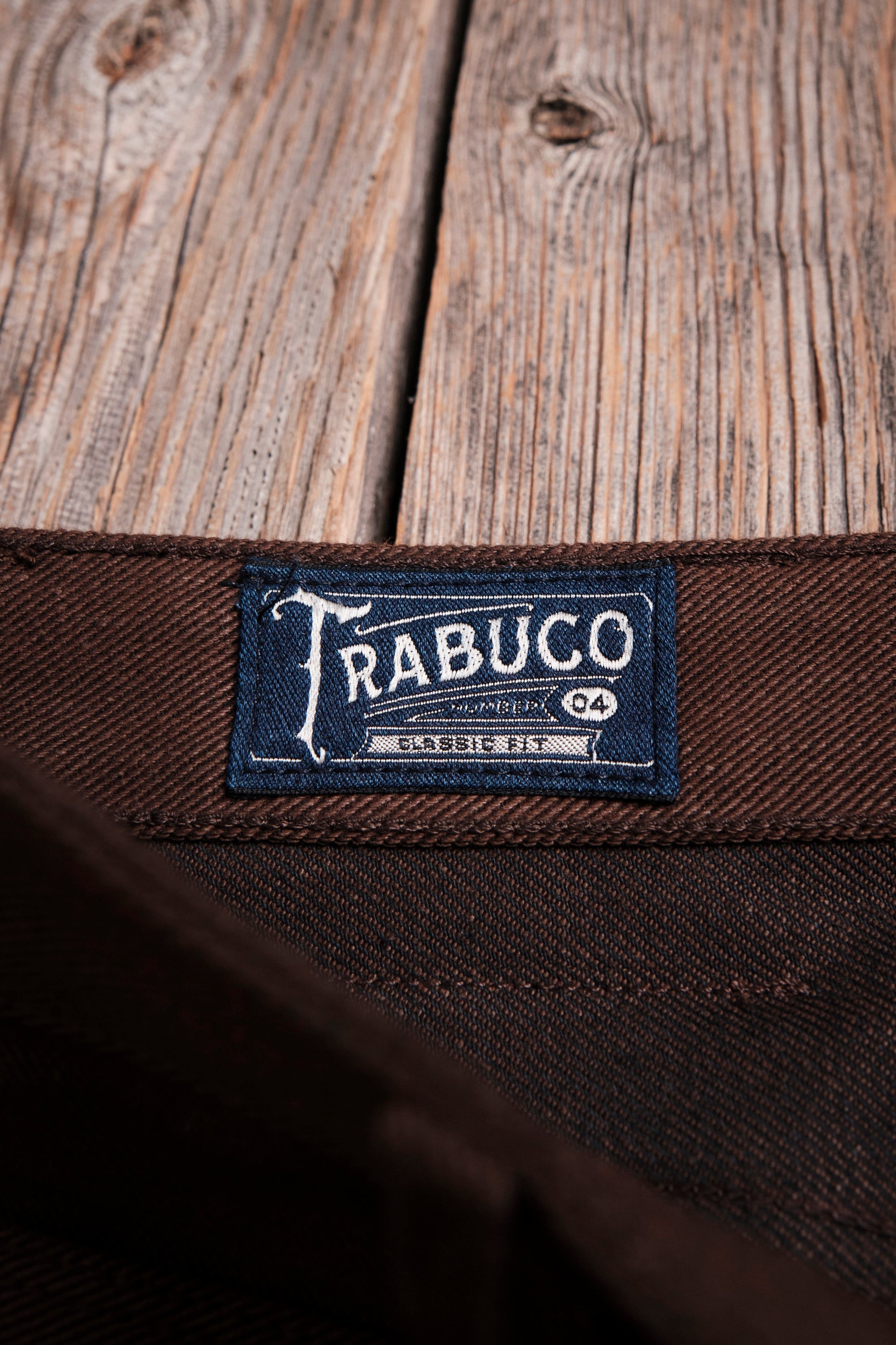 Trabuco Classic Straight <span> 15 Ounce Dark Brown Denim </span>