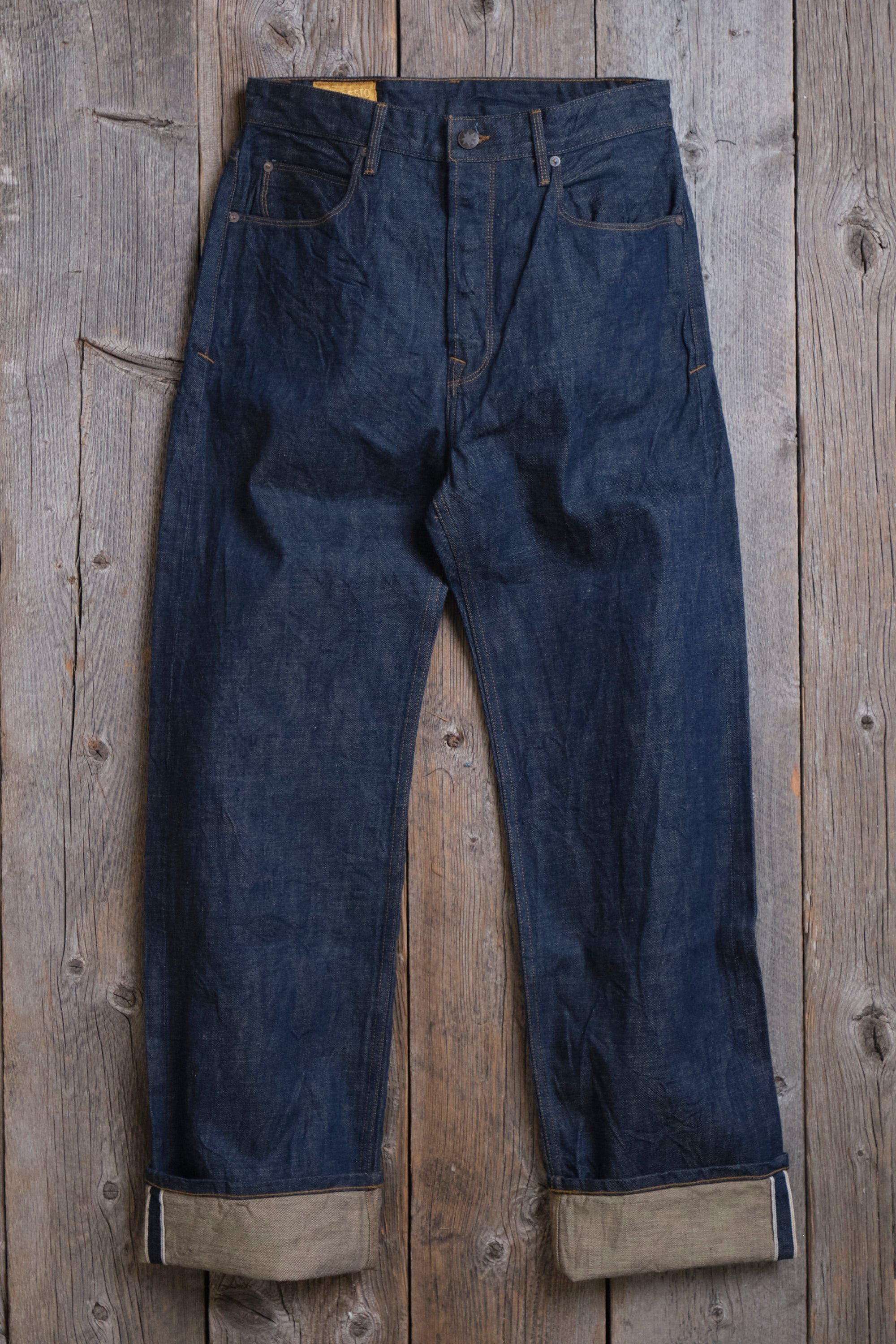 Modesto 13 Ounce Natural Rinsed Denim
