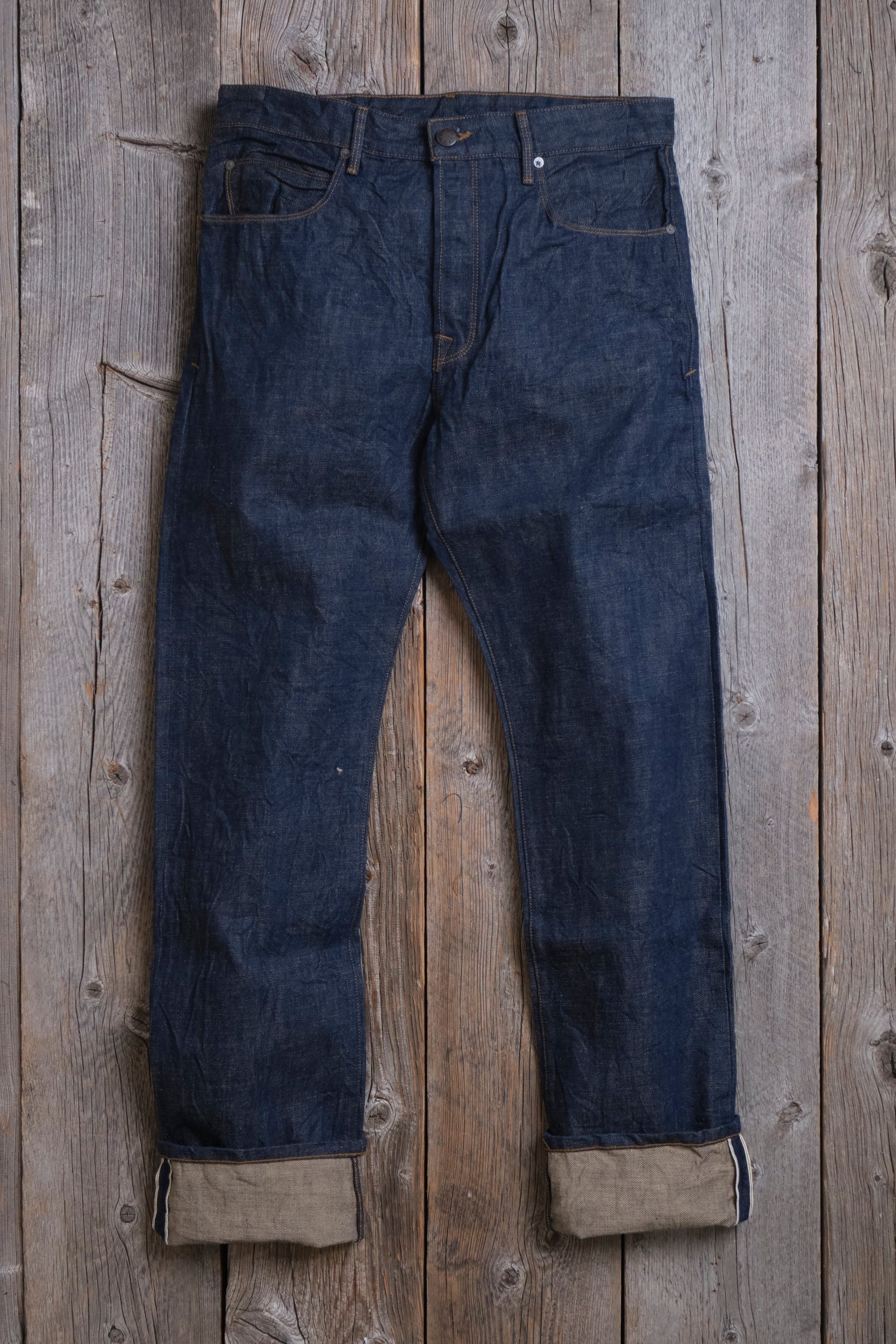 Belford Straight 13 Ounce Natural Rinsed Denim