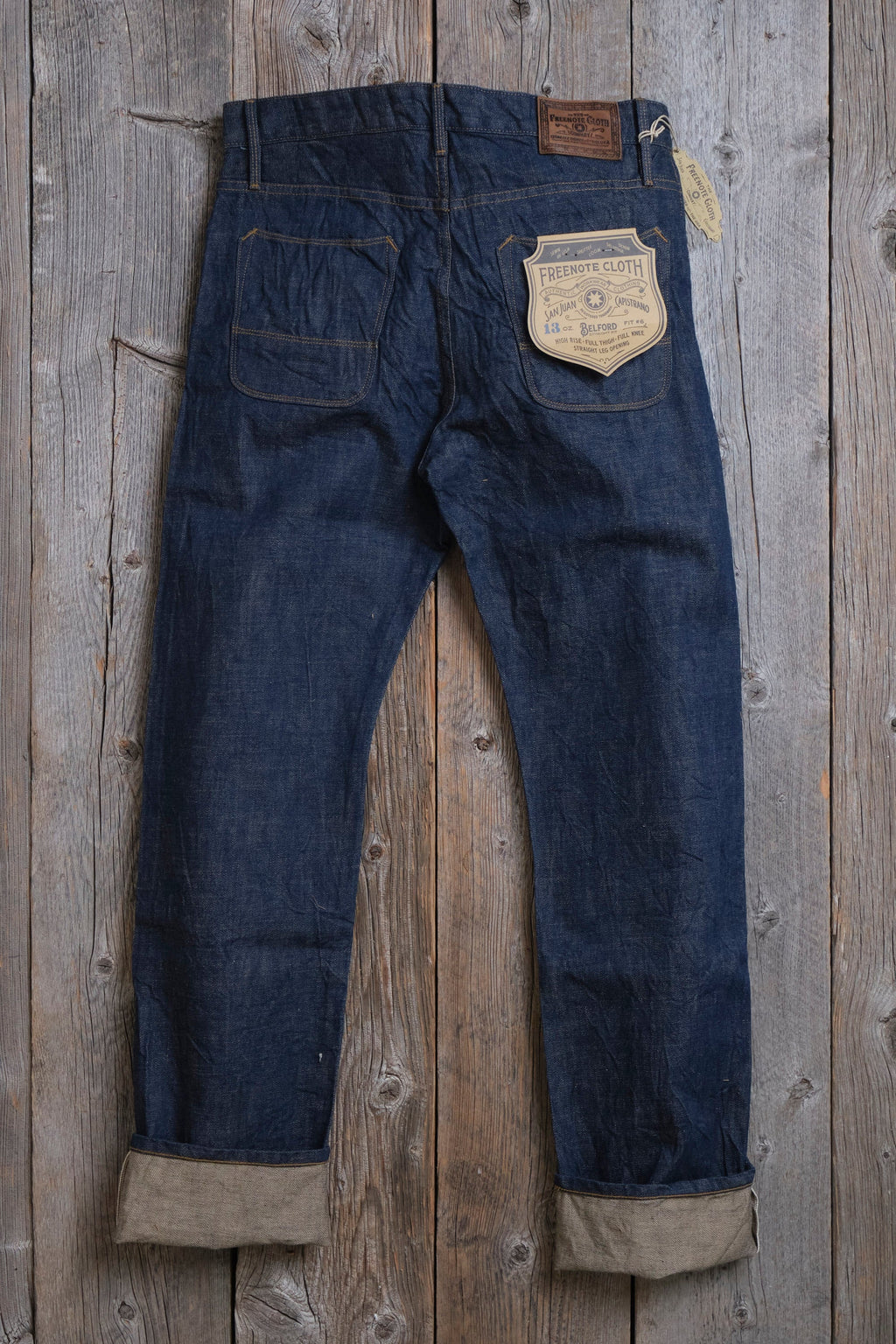Belford Straight 13 Ounce Natural Rinsed Denim