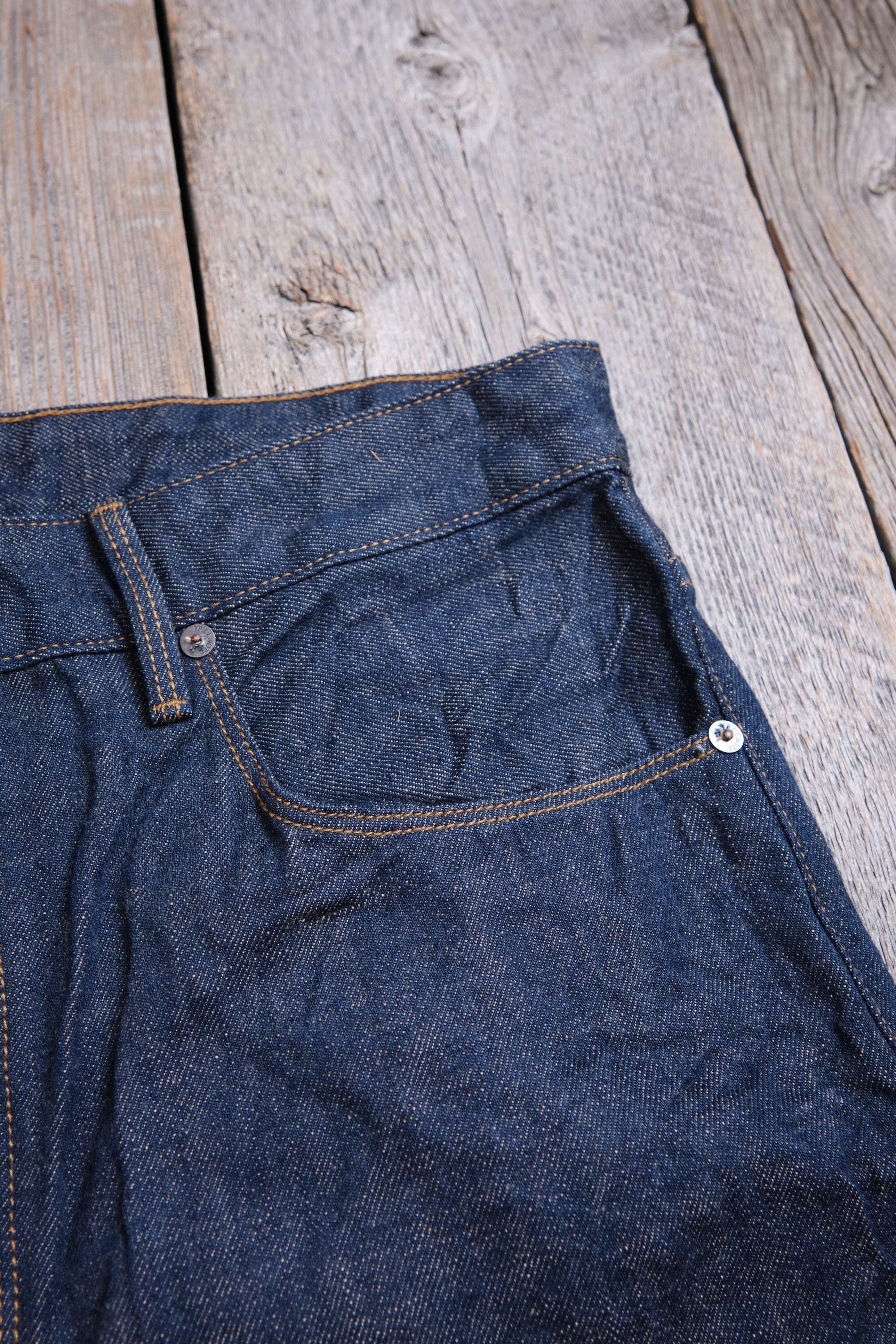 Belford Straight 13 Ounce Natural Rinsed Denim