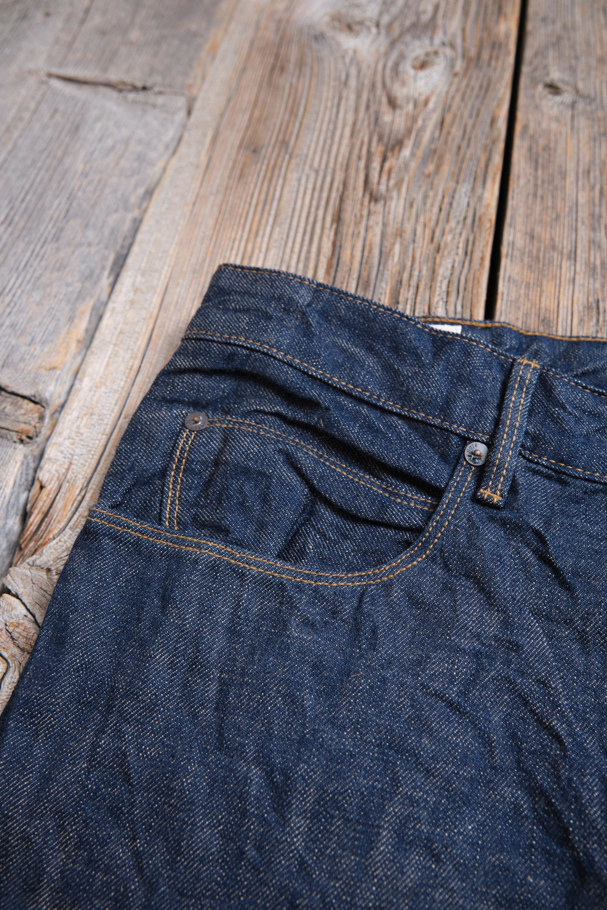 Belford Straight 13 Ounce Natural Rinsed Denim