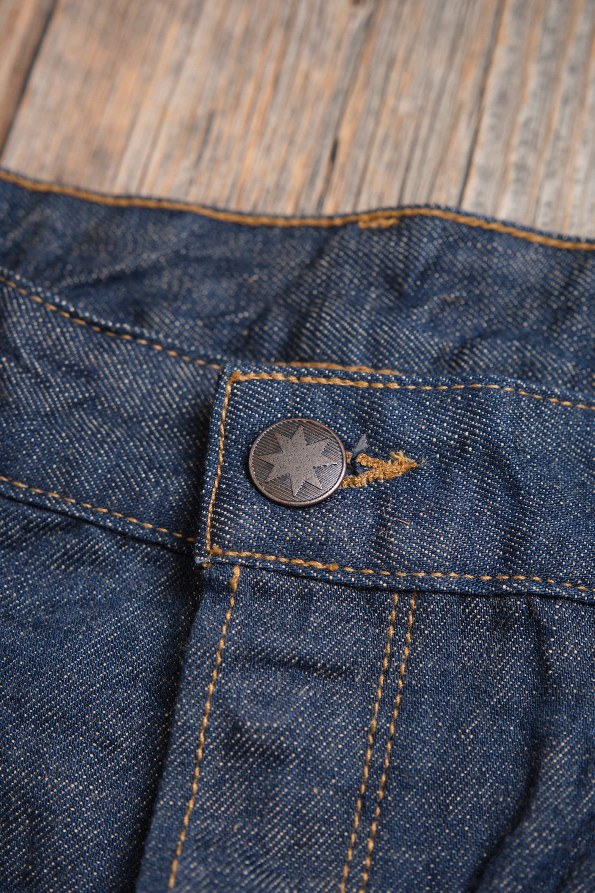 Belford Straight 13 Ounce Natural Rinsed Denim