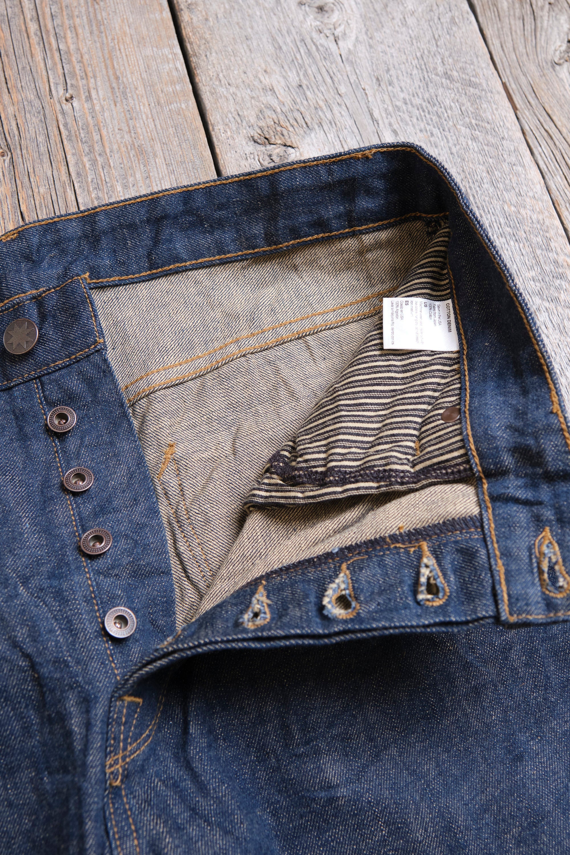 Belford Straight 13 Ounce Natural Rinsed Denim