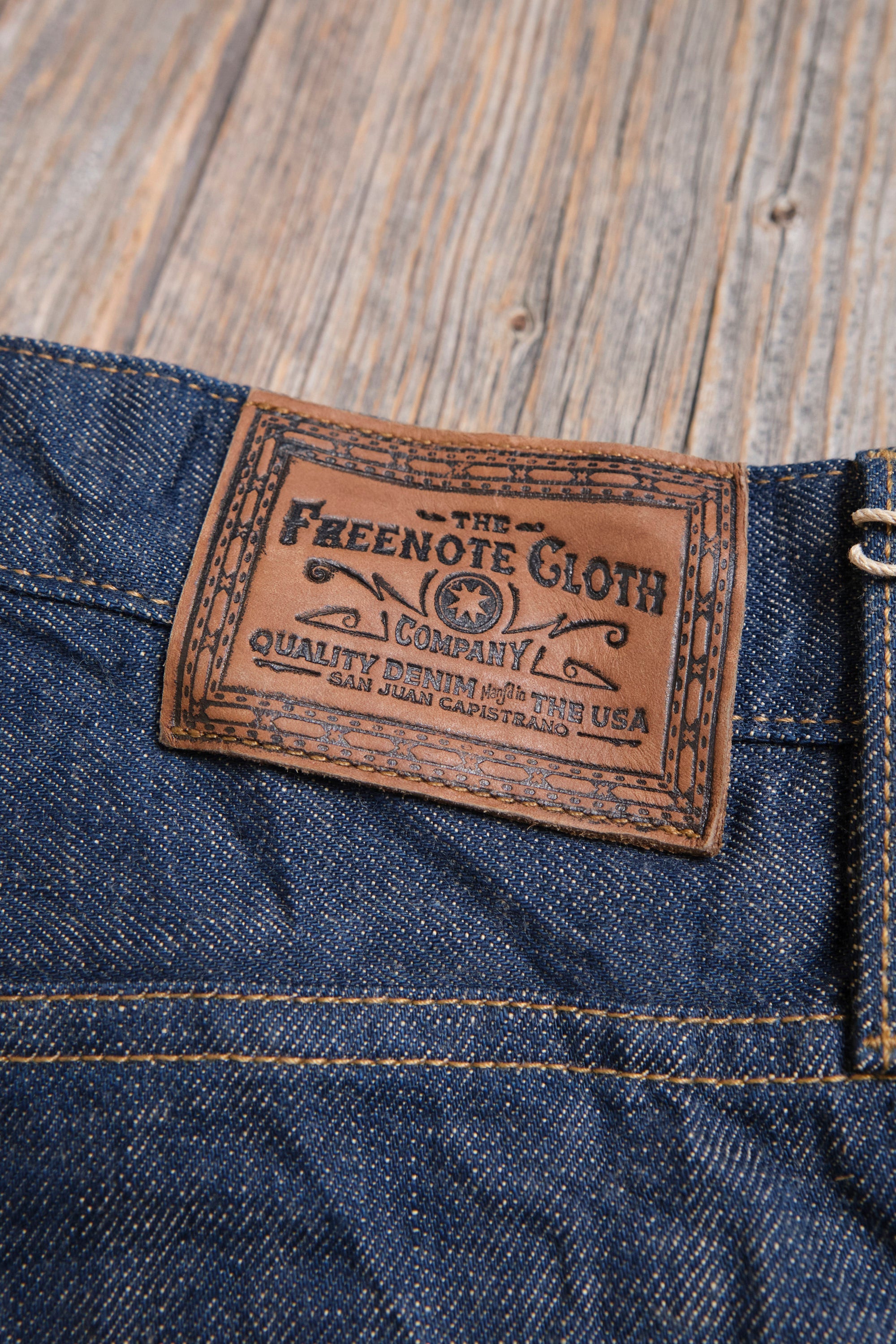 Belford Straight 13 Ounce Natural Rinsed Denim