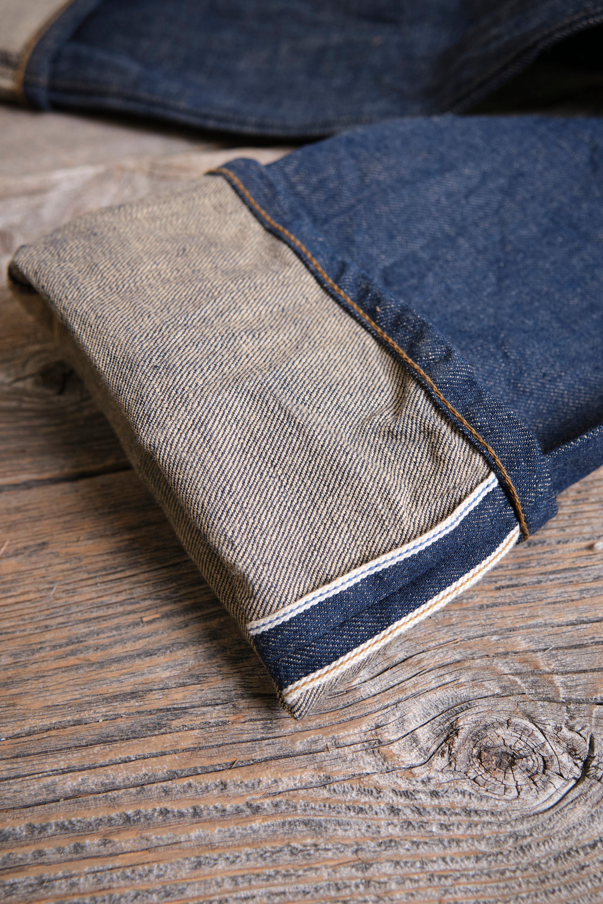 Belford Straight 13 Ounce Natural Rinsed Denim