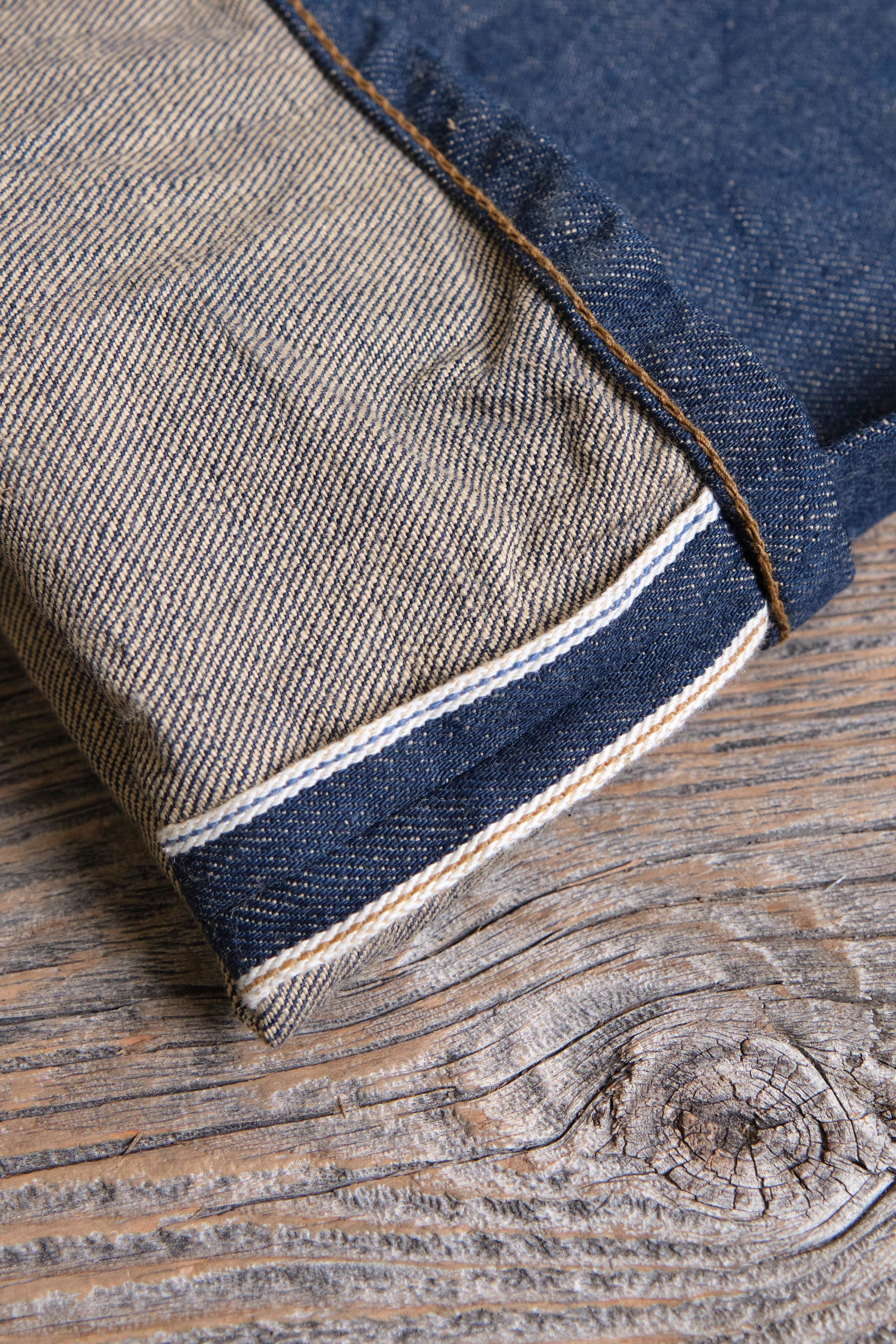 Belford Straight 13 Ounce Natural Rinsed Denim