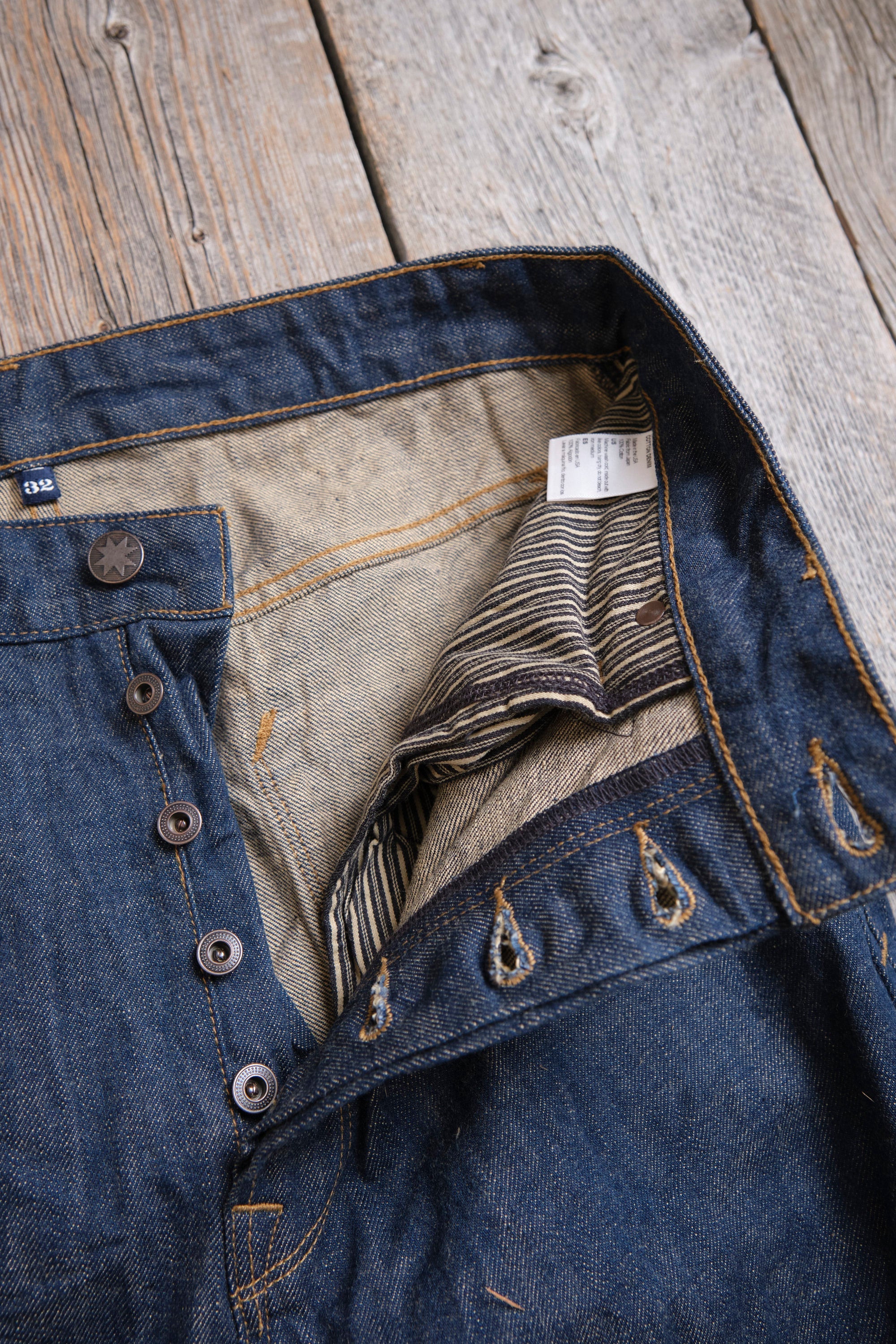 Modesto 13 Ounce Natural Rinsed Denim