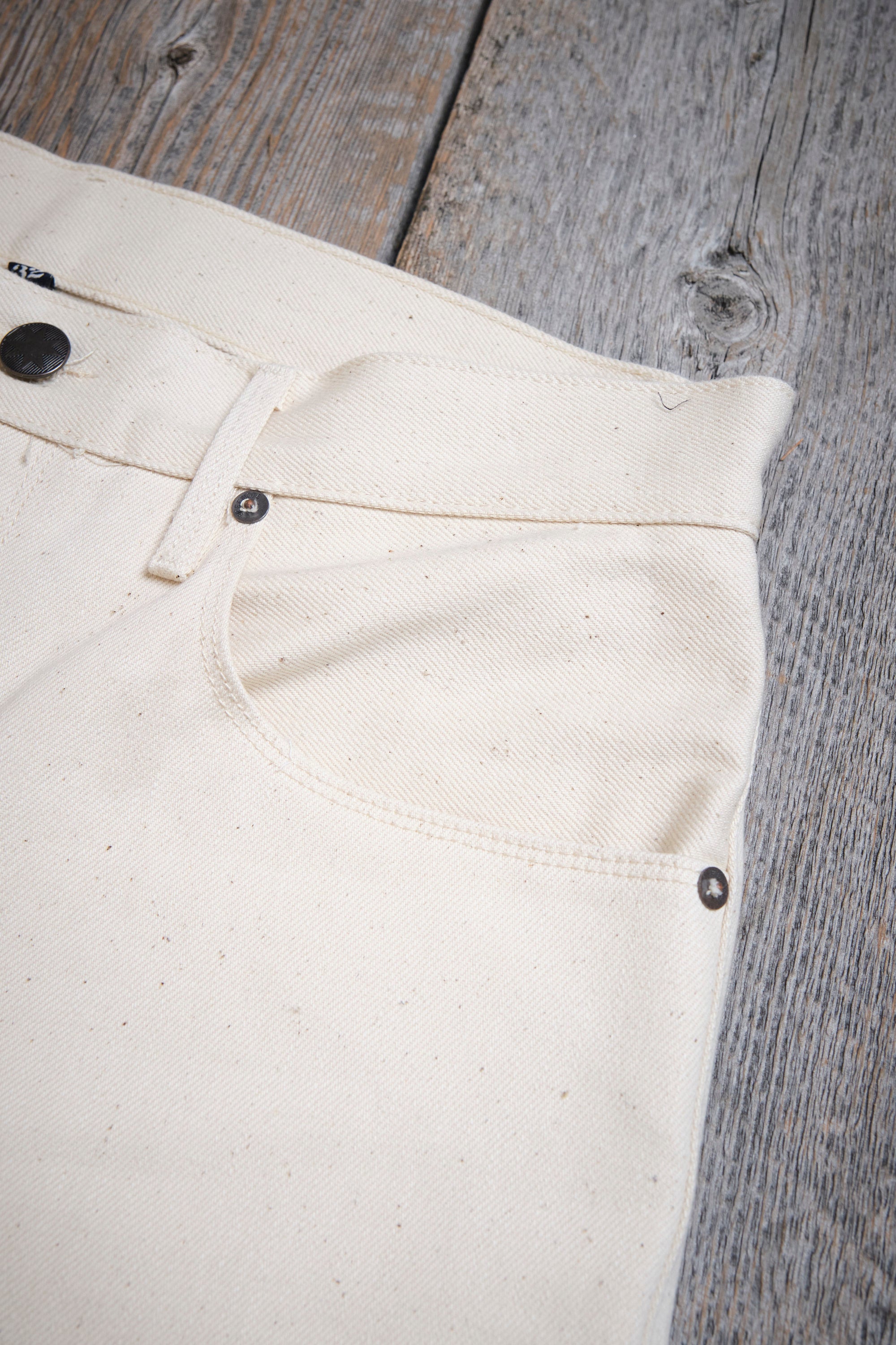 Modesto 14 Ounce Ecru Denim