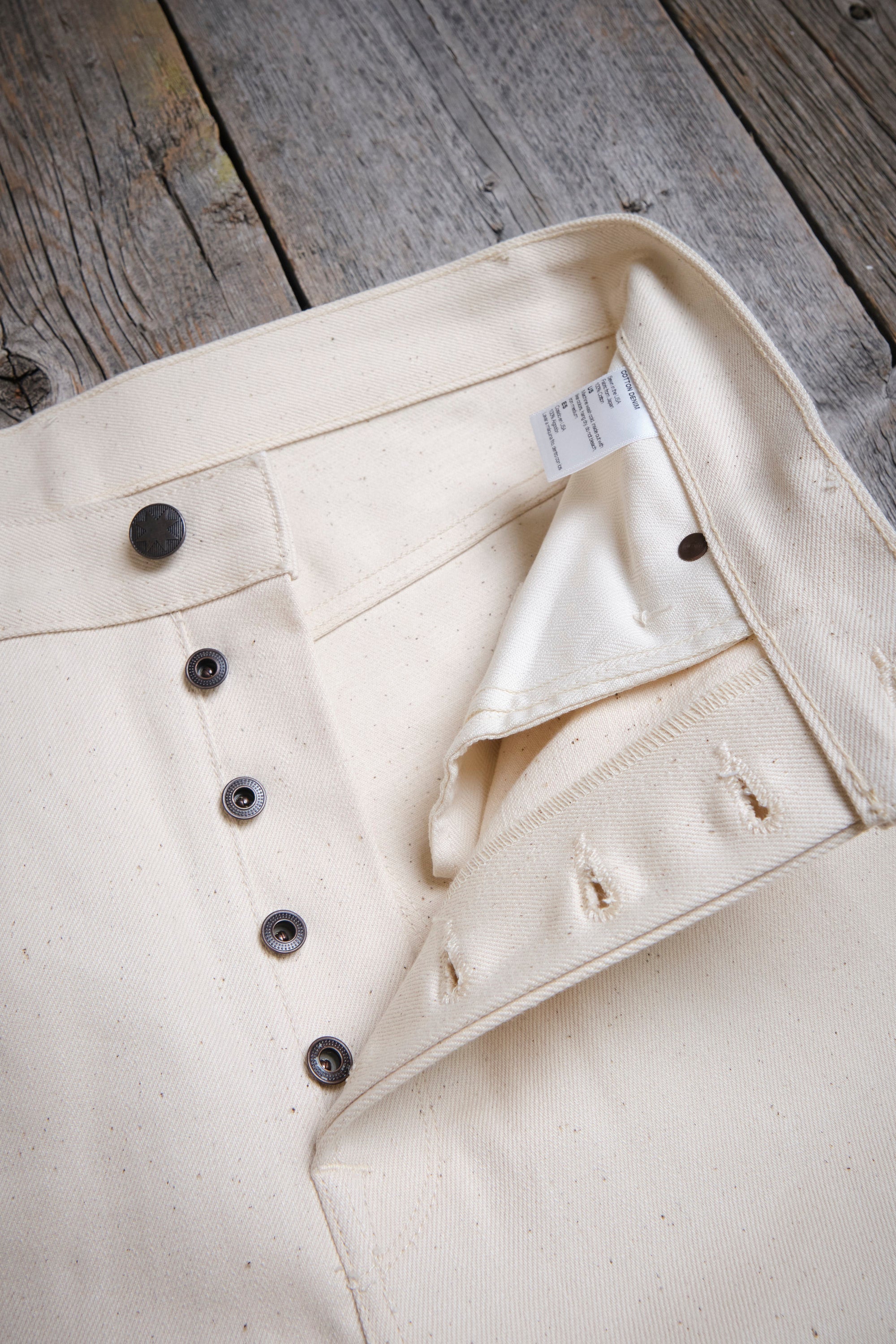 Modesto 14 Ounce Ecru Denim