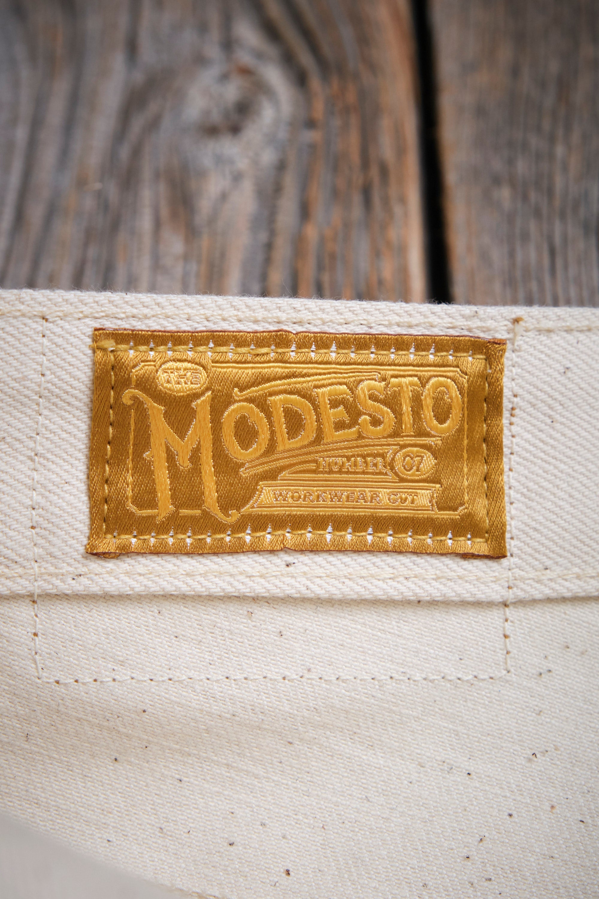 Modesto 14 Ounce Ecru Denim