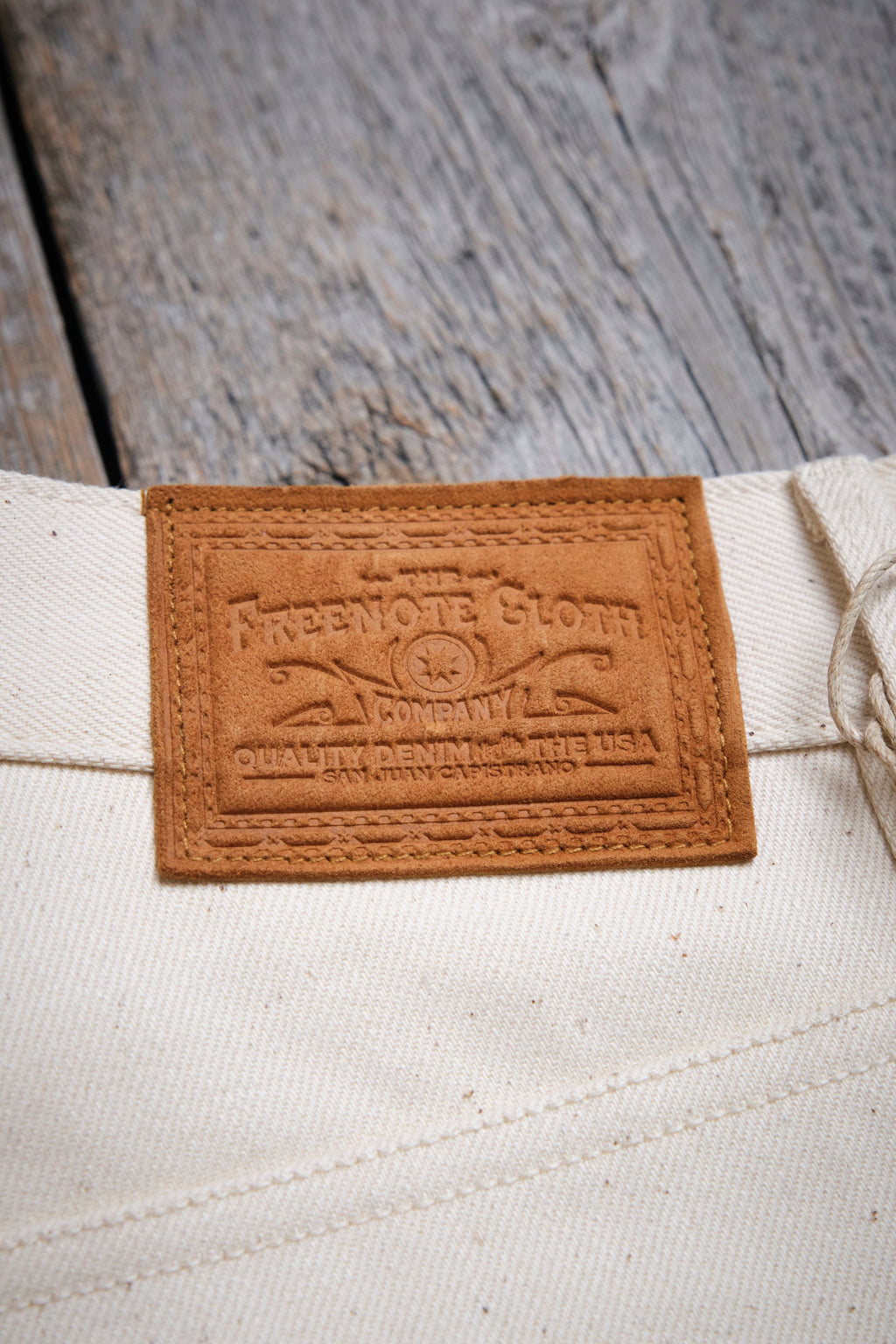 Modesto 14 Ounce Ecru Denim