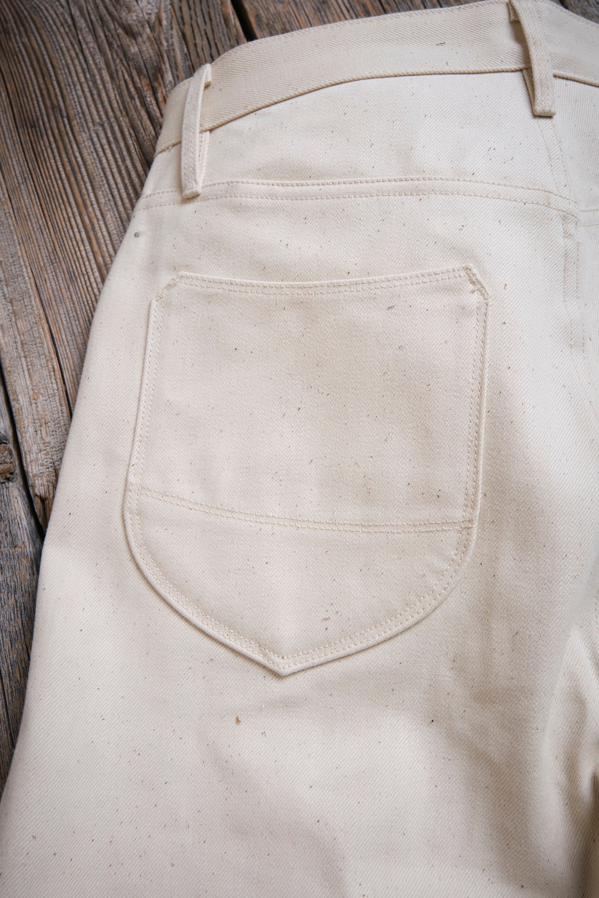 Modesto 14 Ounce Ecru Denim