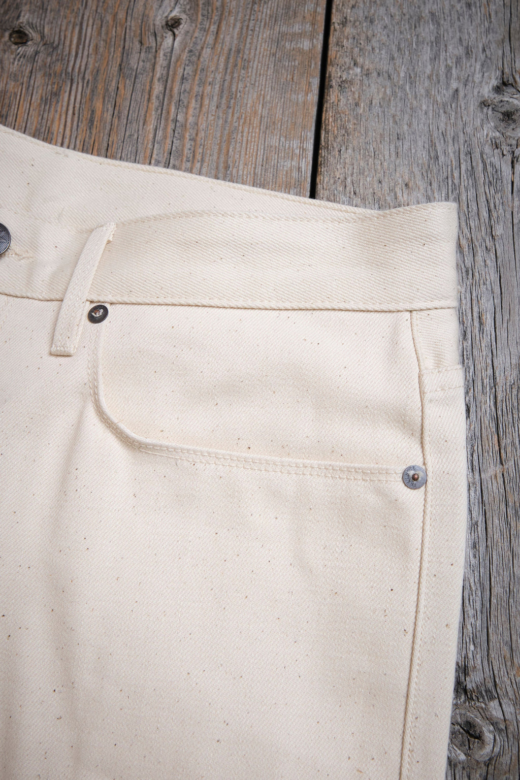 Portola Classic Taper 14 Ounce Ecru Denim