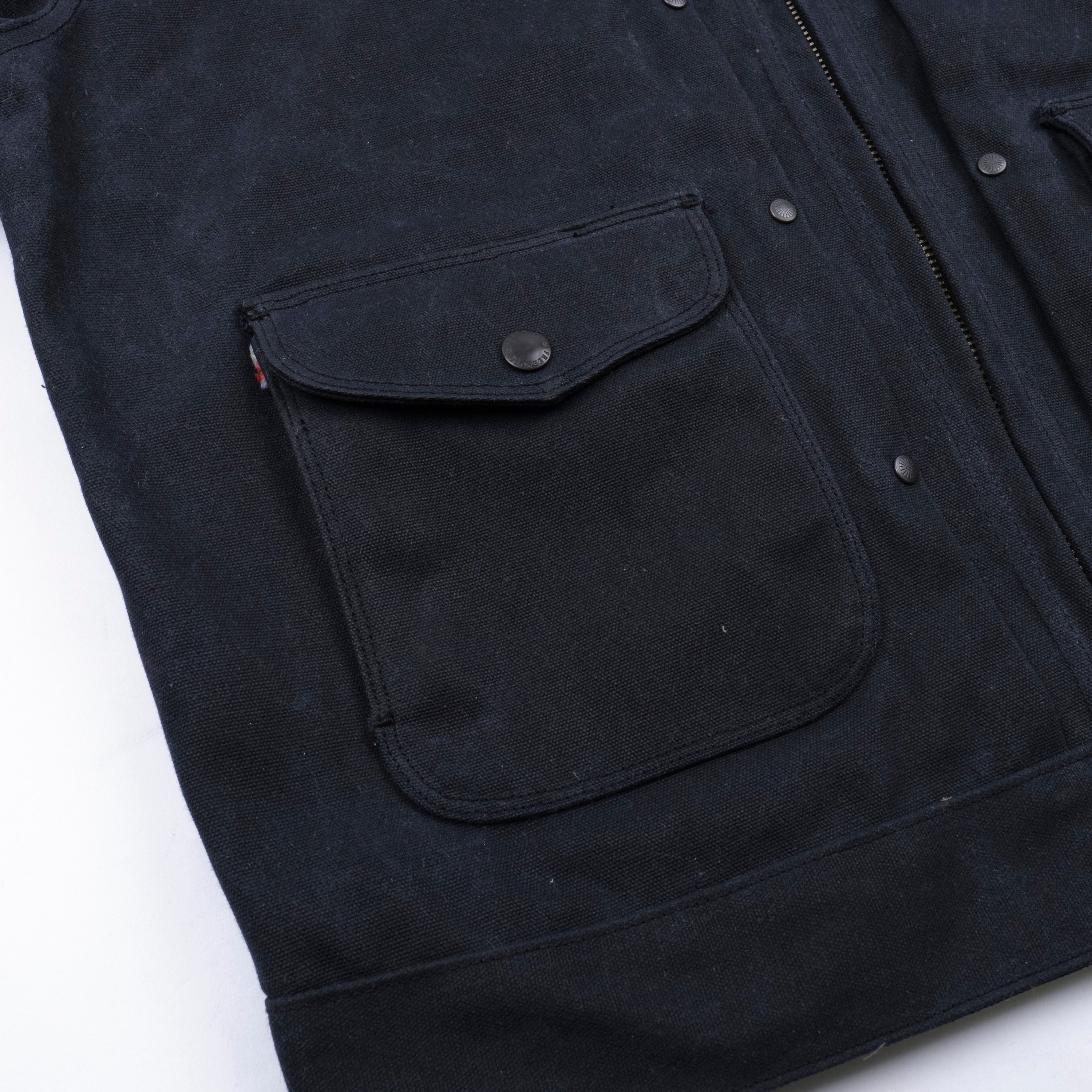Faro Jacket Black Heavy Waxed Canvas