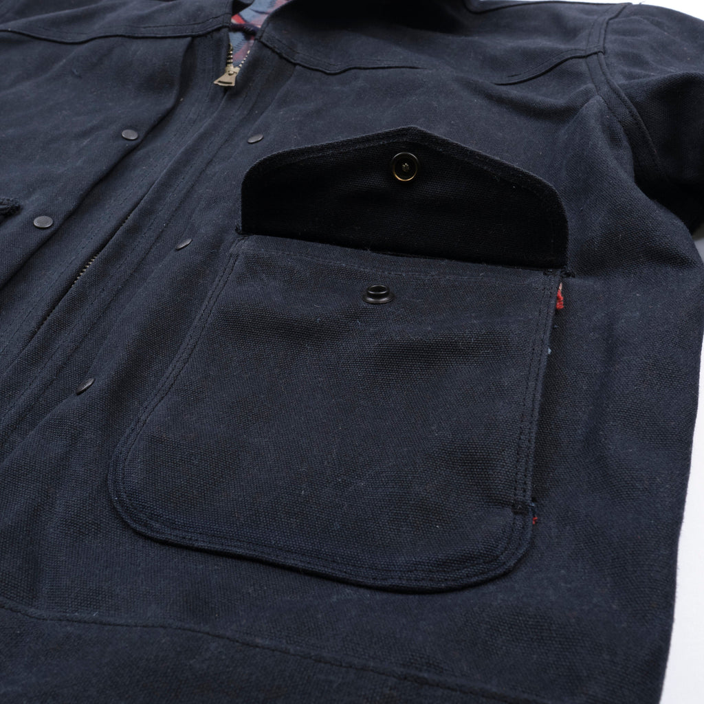 Faro Jacket Black Heavy Waxed Canvas