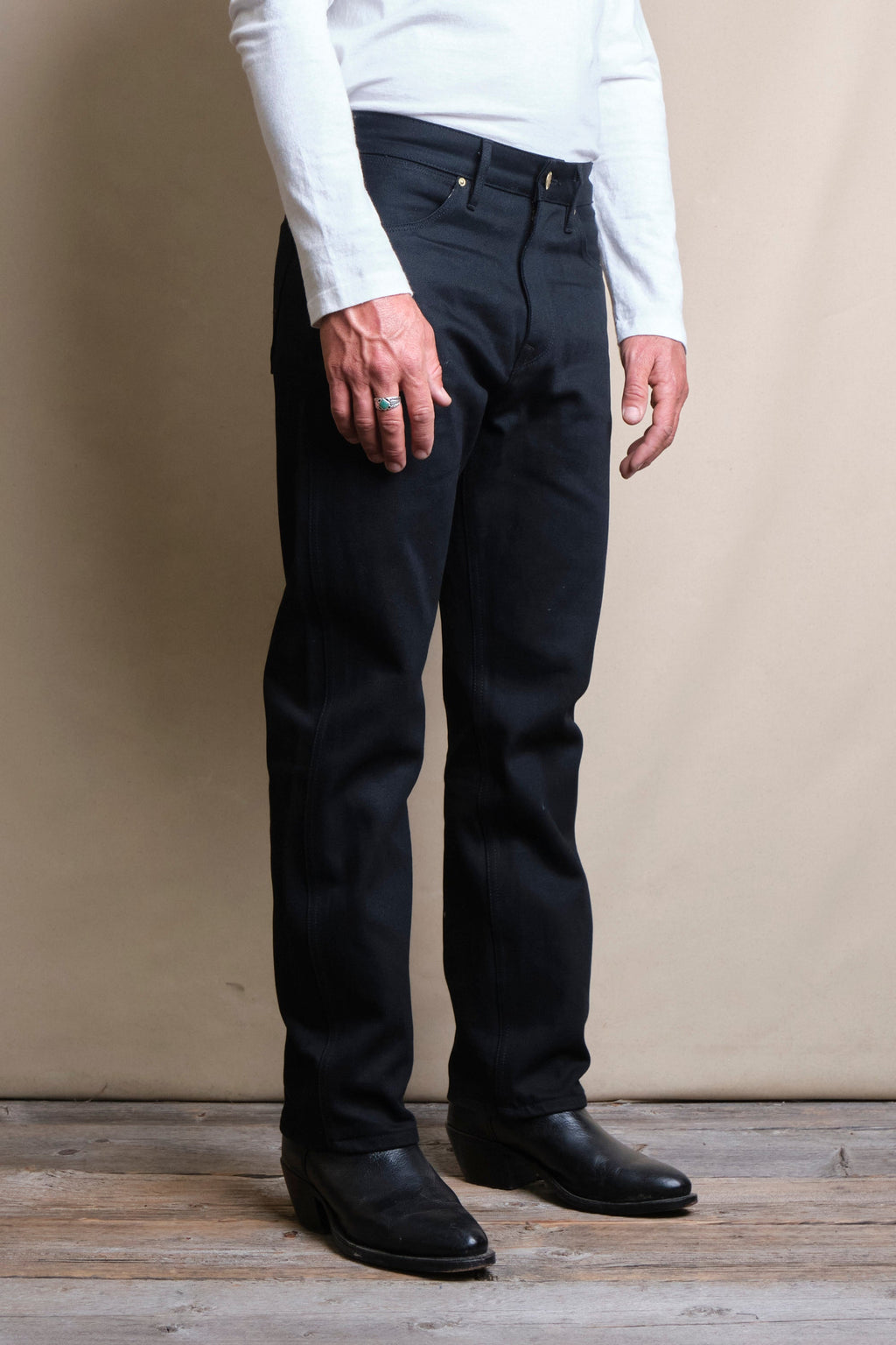 Wilkes Western 14 Ounce Black Denim