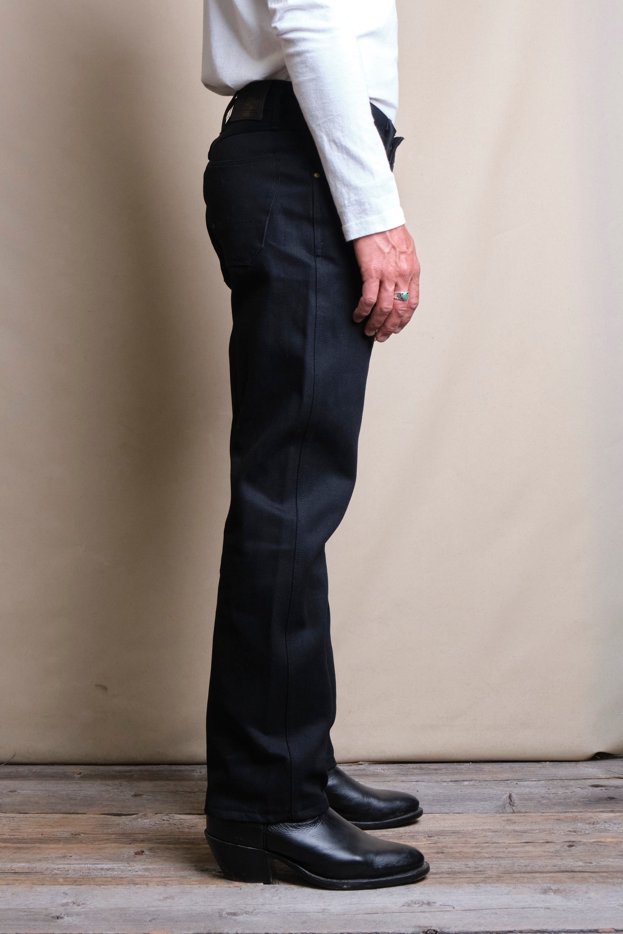 Wilkes Western 14 Ounce Black Denim