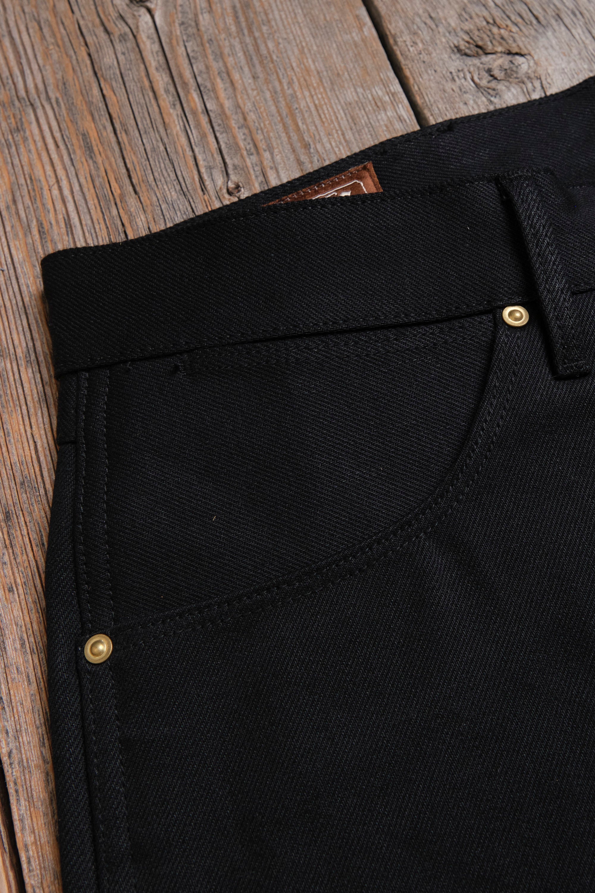 Wilkes Western 14 Ounce Black Denim