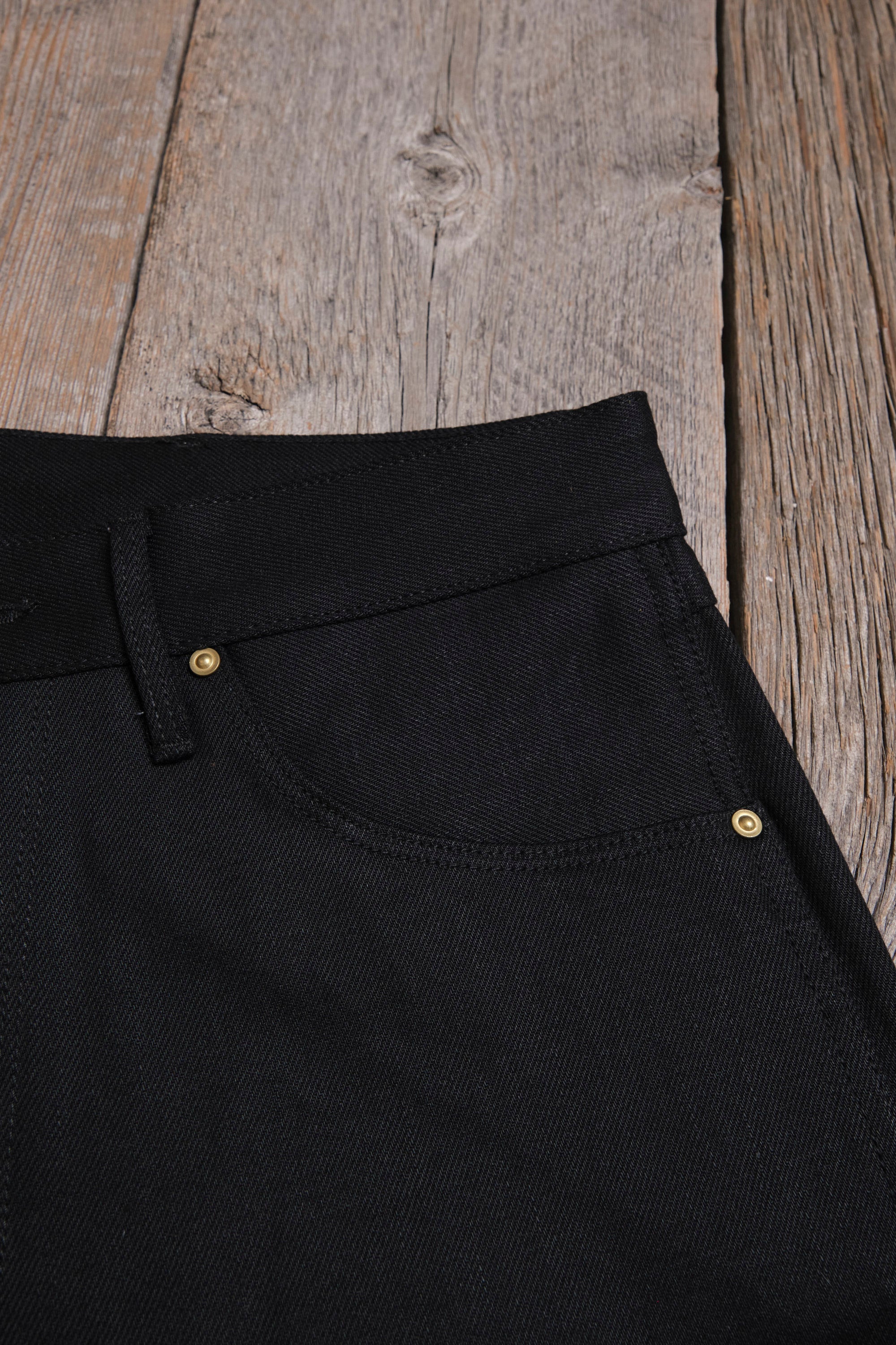 Wilkes Western 14 Ounce Black Denim
