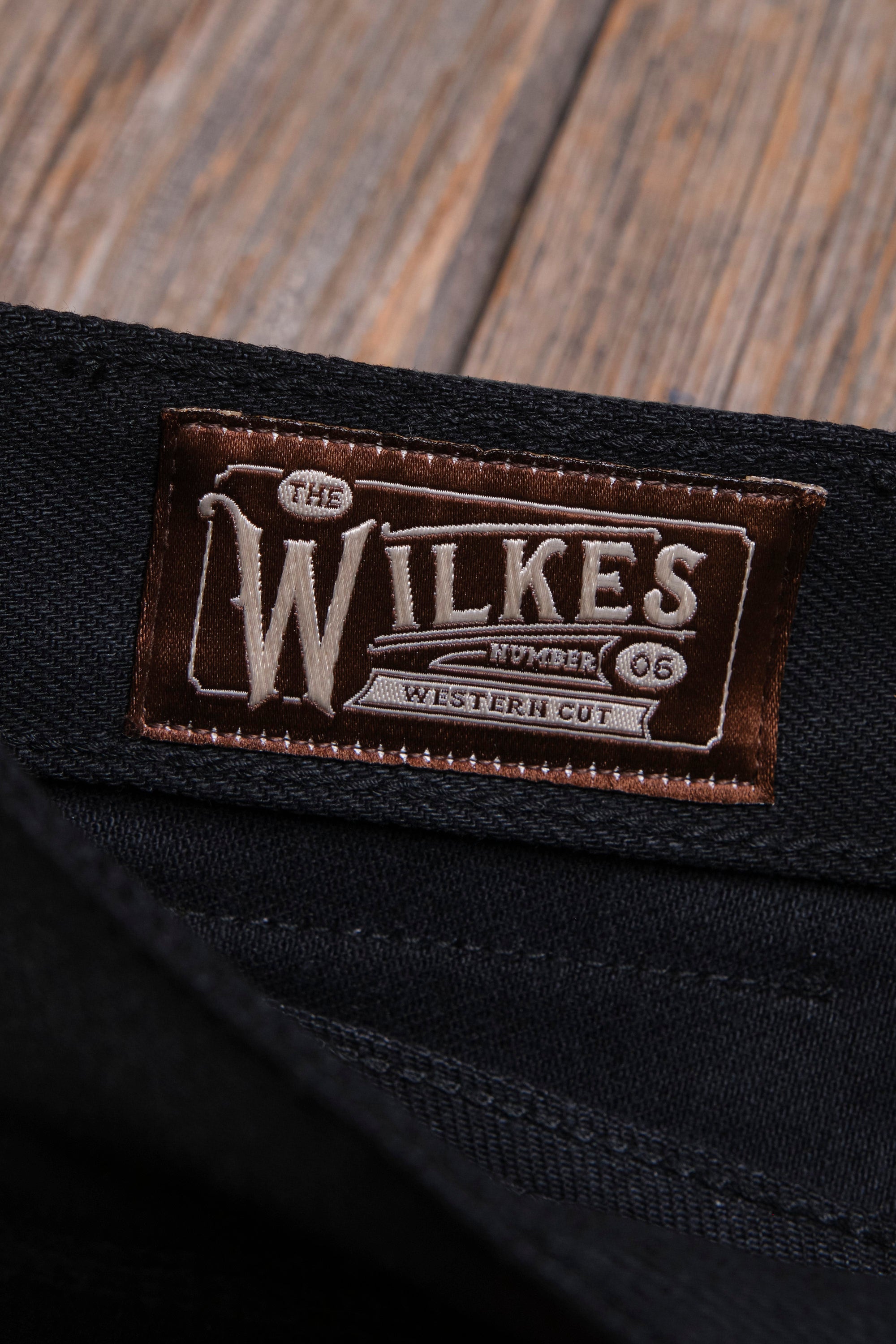 Wilkes Western 14 Ounce Black Denim