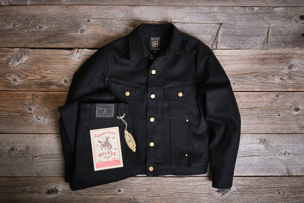 Wilkes Western 14 Ounce Black Denim