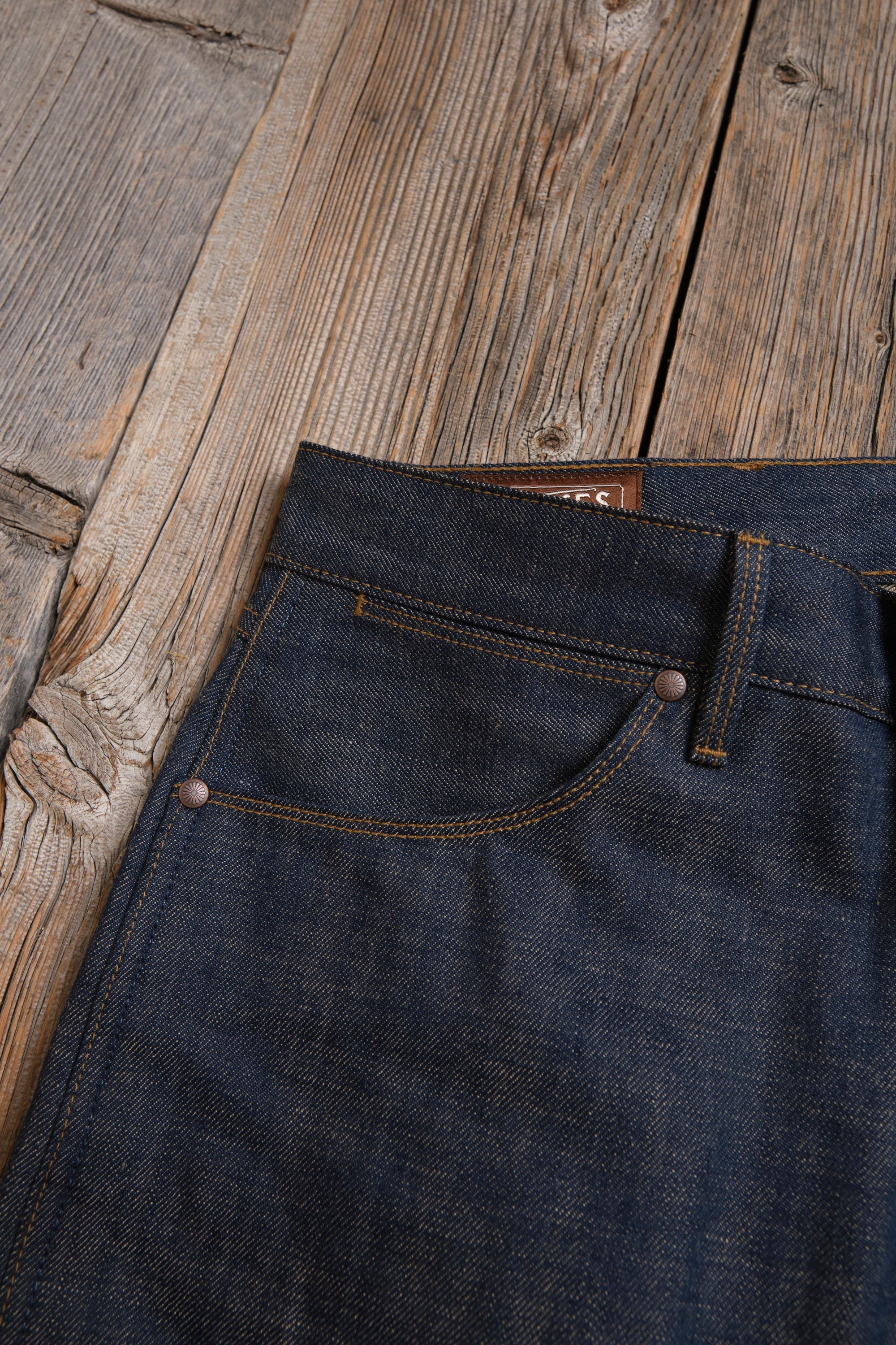 Wilkes Western 13 Ounce Natural Indigo Denim