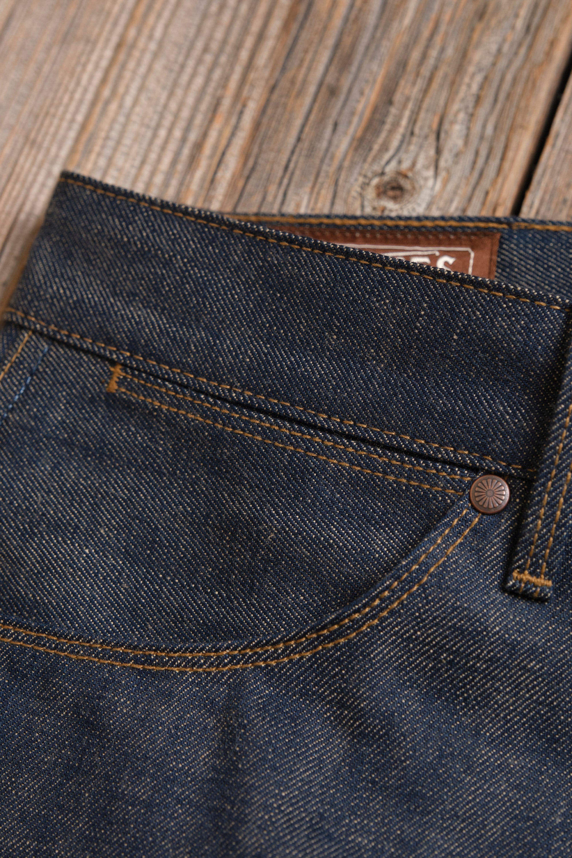 Wilkes Western 13 Ounce Natural Indigo Denim
